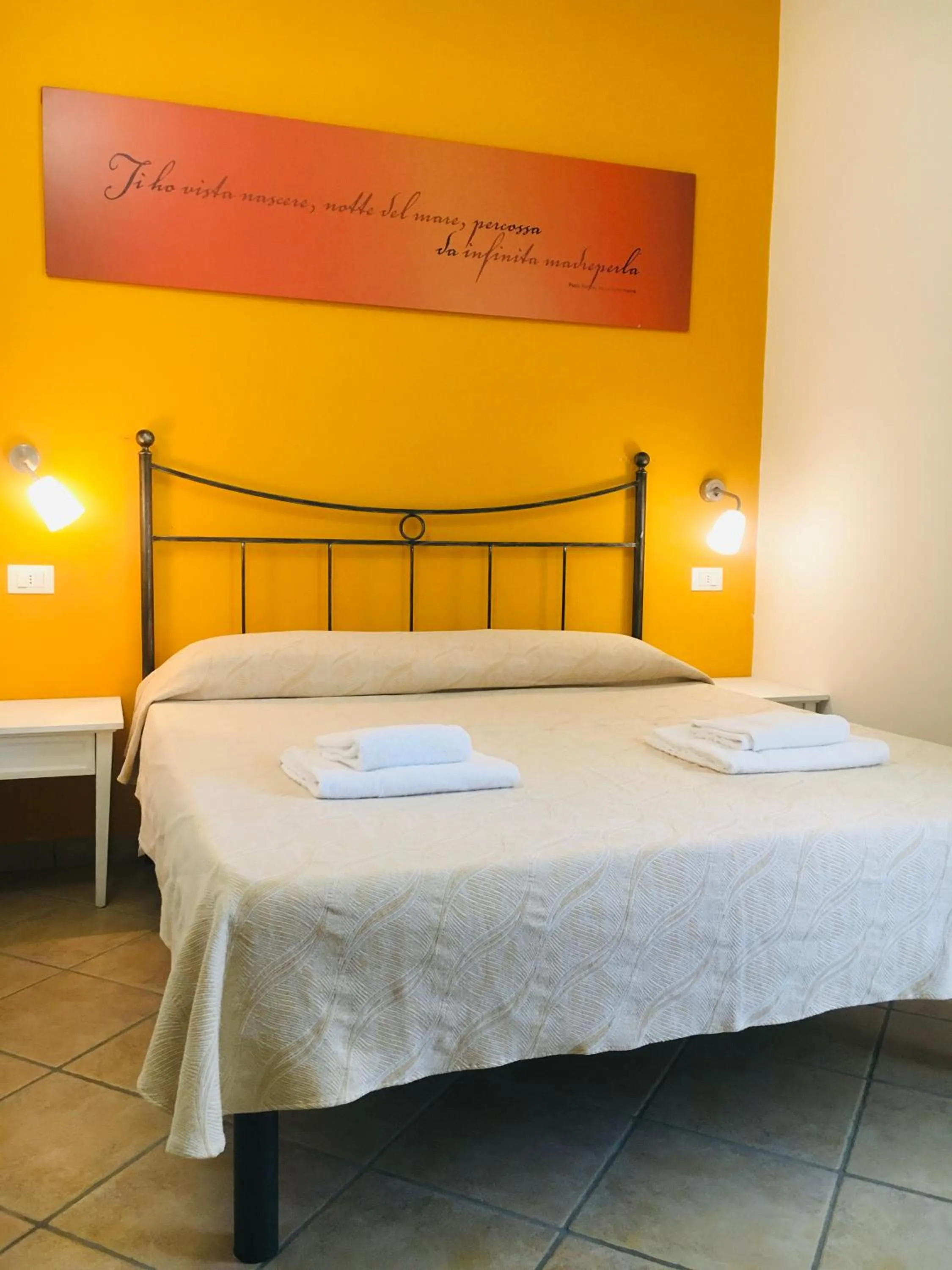 Bedroom, Bed in Michelangelo Holiday & Family Resort