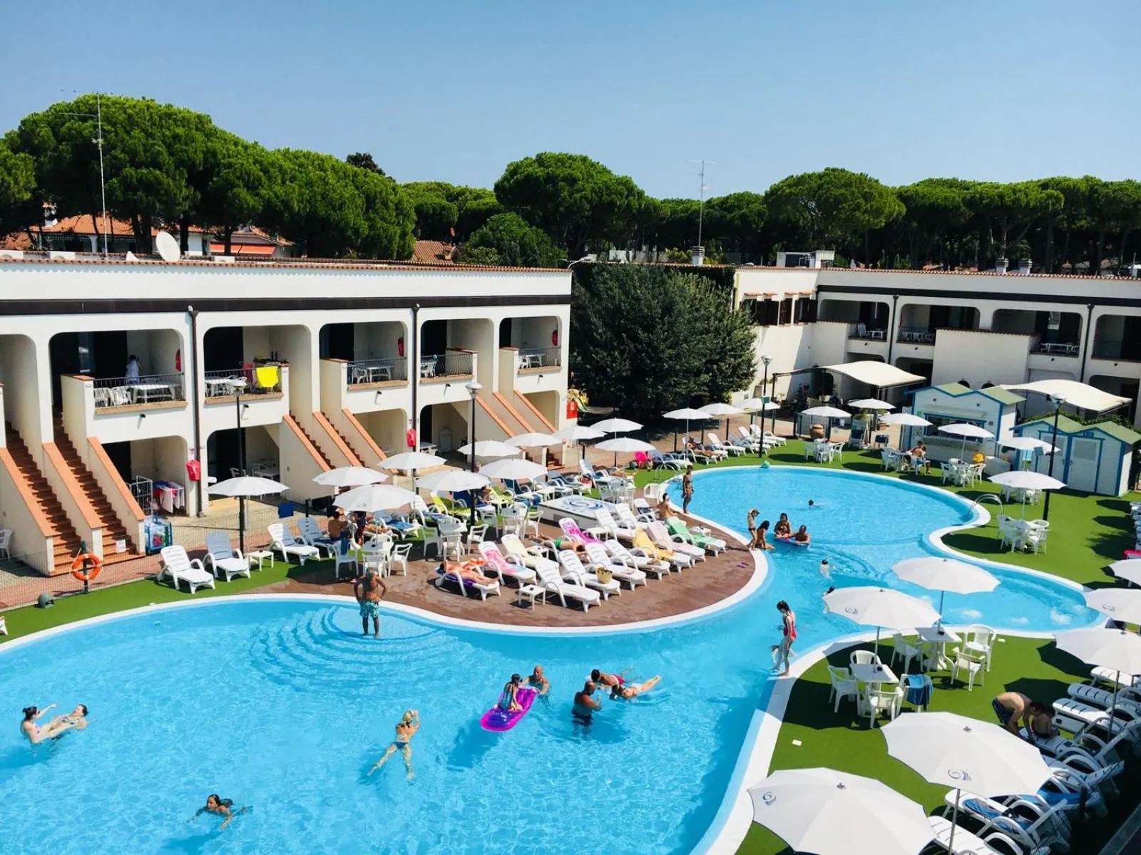 Pool view in Michelangelo Holiday & Family Resort