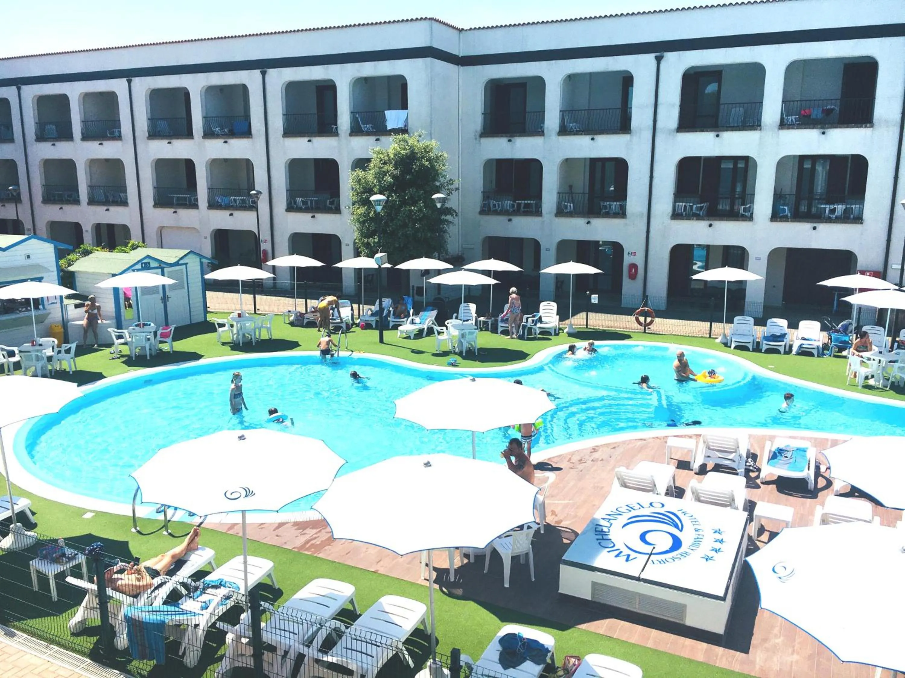 Pool view in Michelangelo Holiday & Family Resort