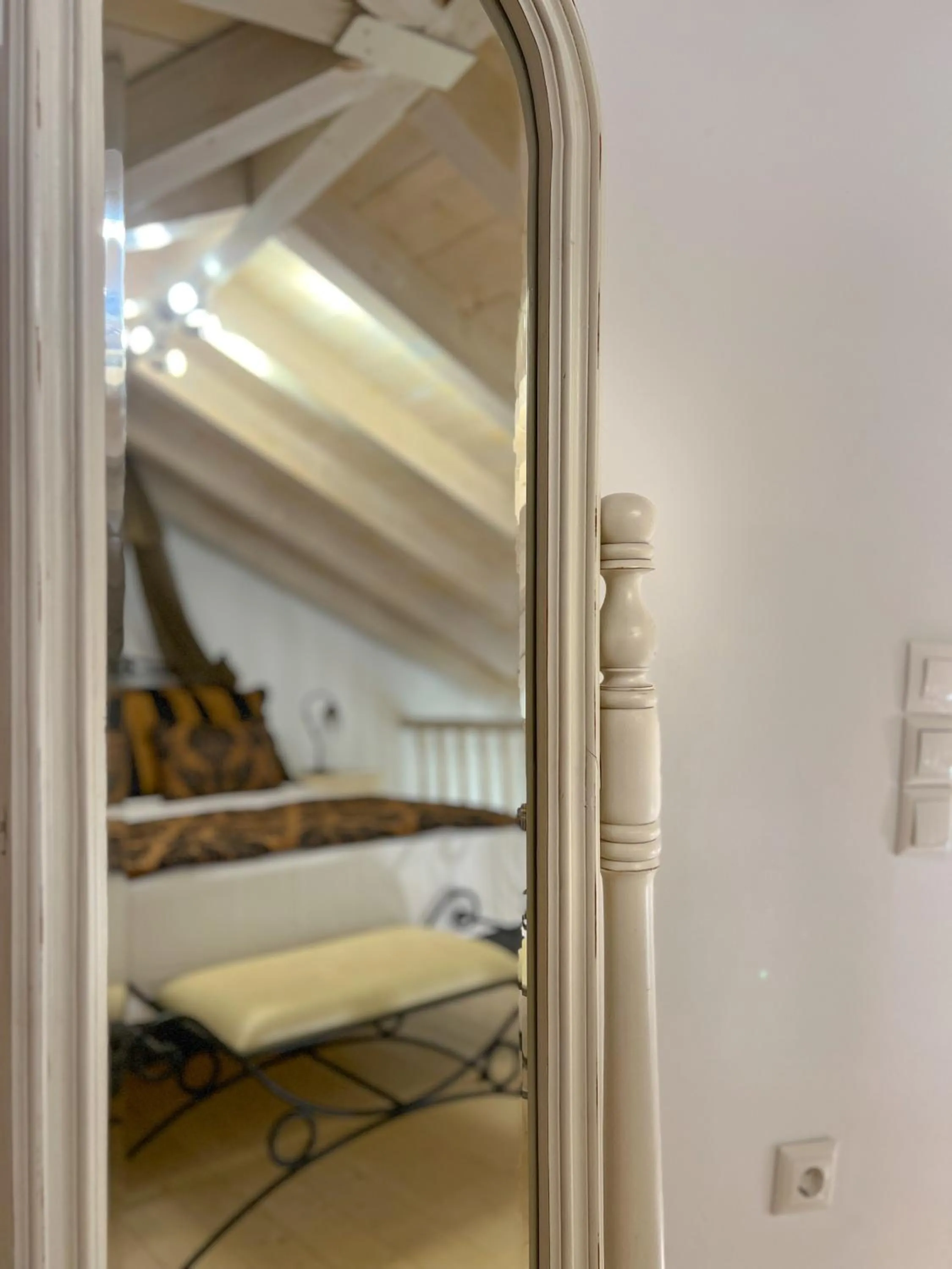 Bed in PortaDelMare deluxe suites