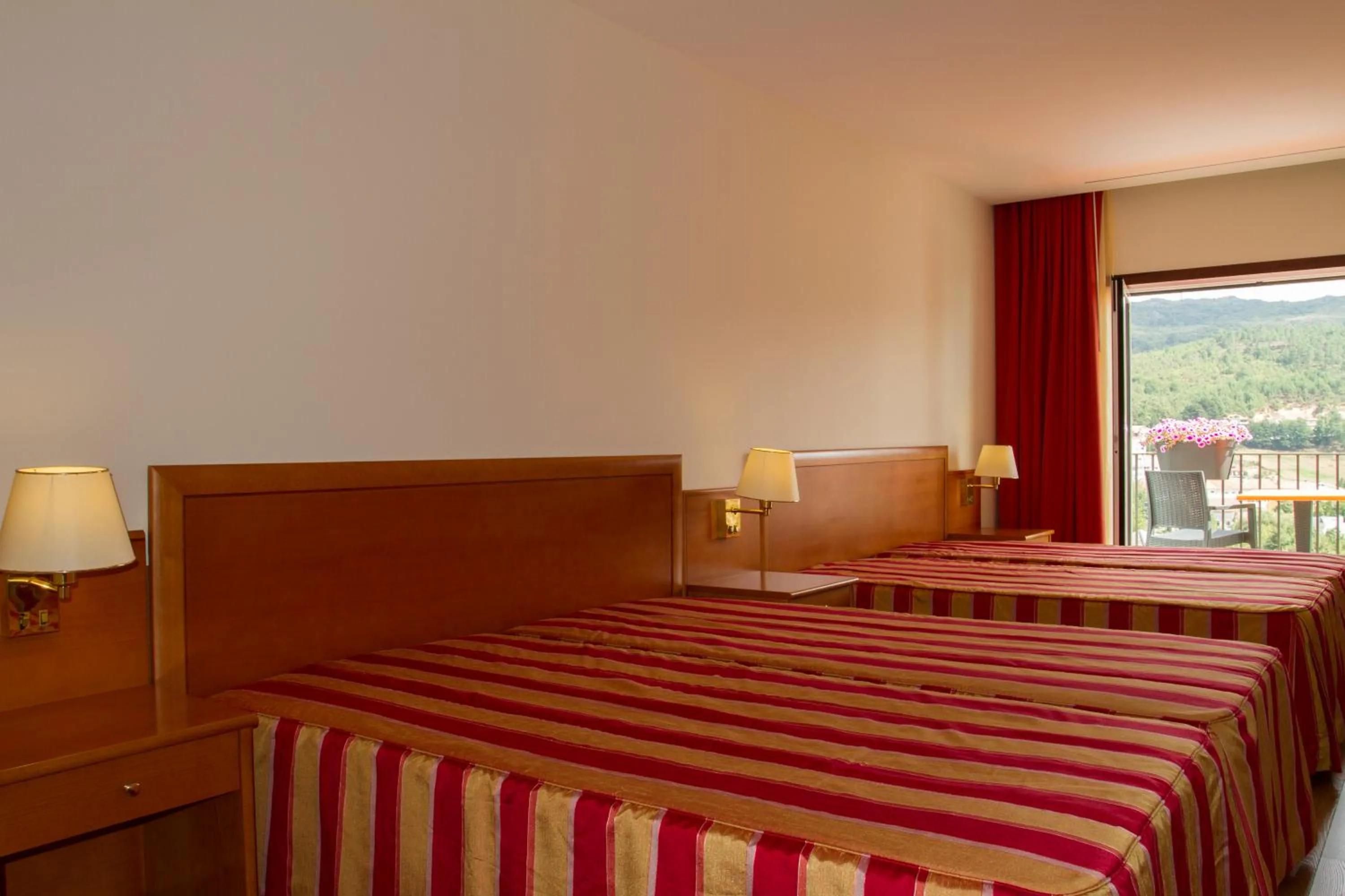 Bed in Hotel Aguiar da Pena