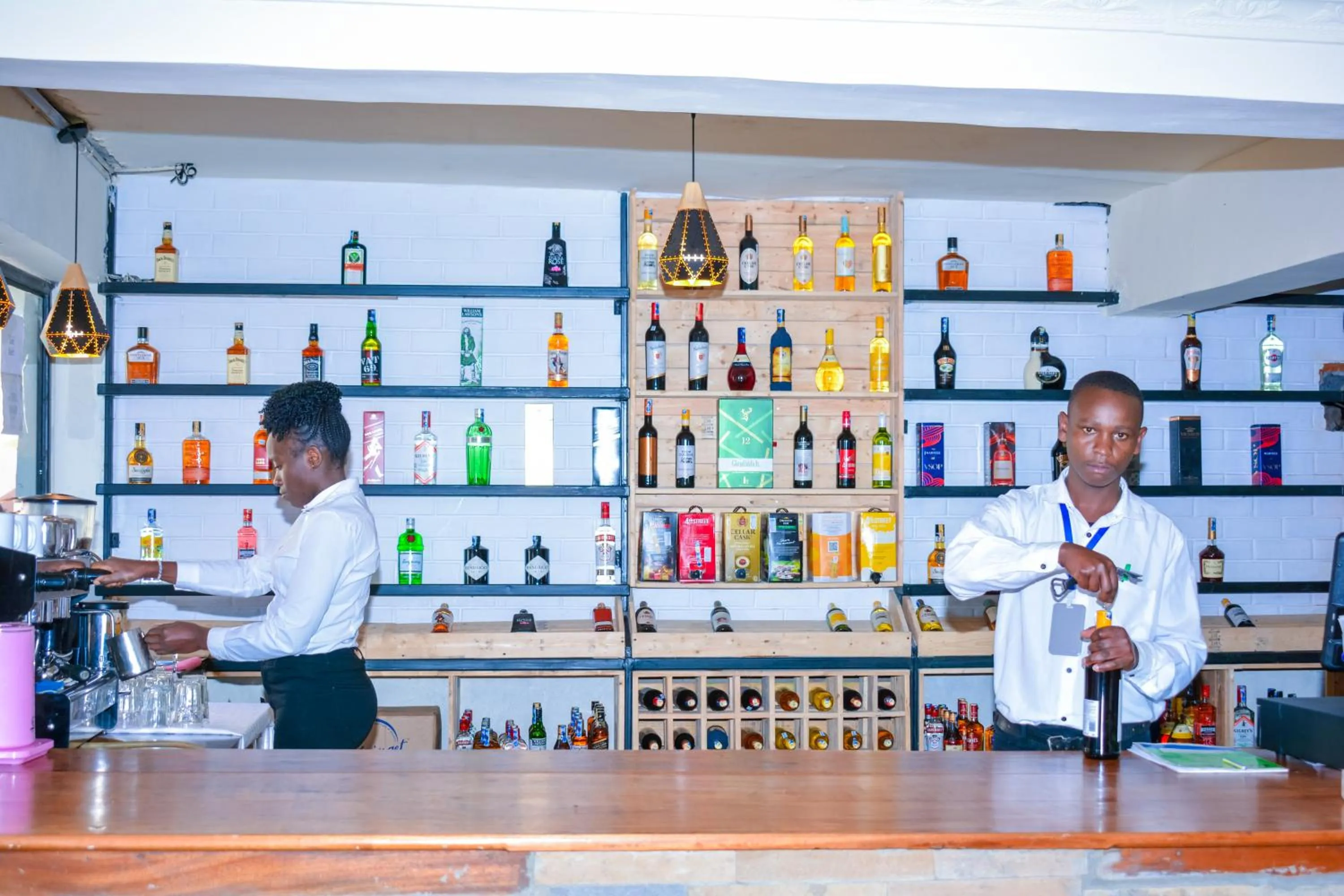 Drinks in Omega Gardens Hotel