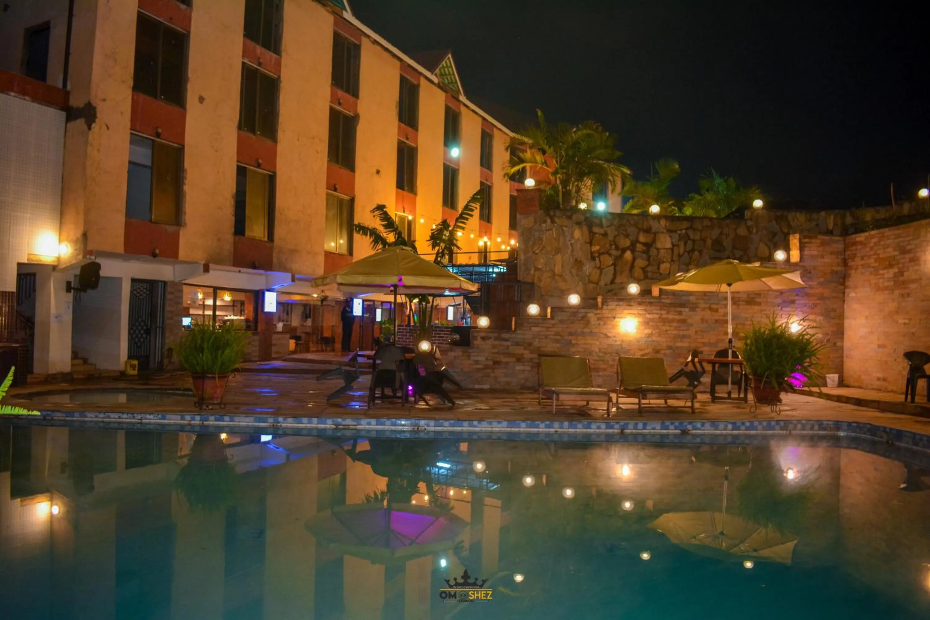 Night in Omega Gardens Hotel