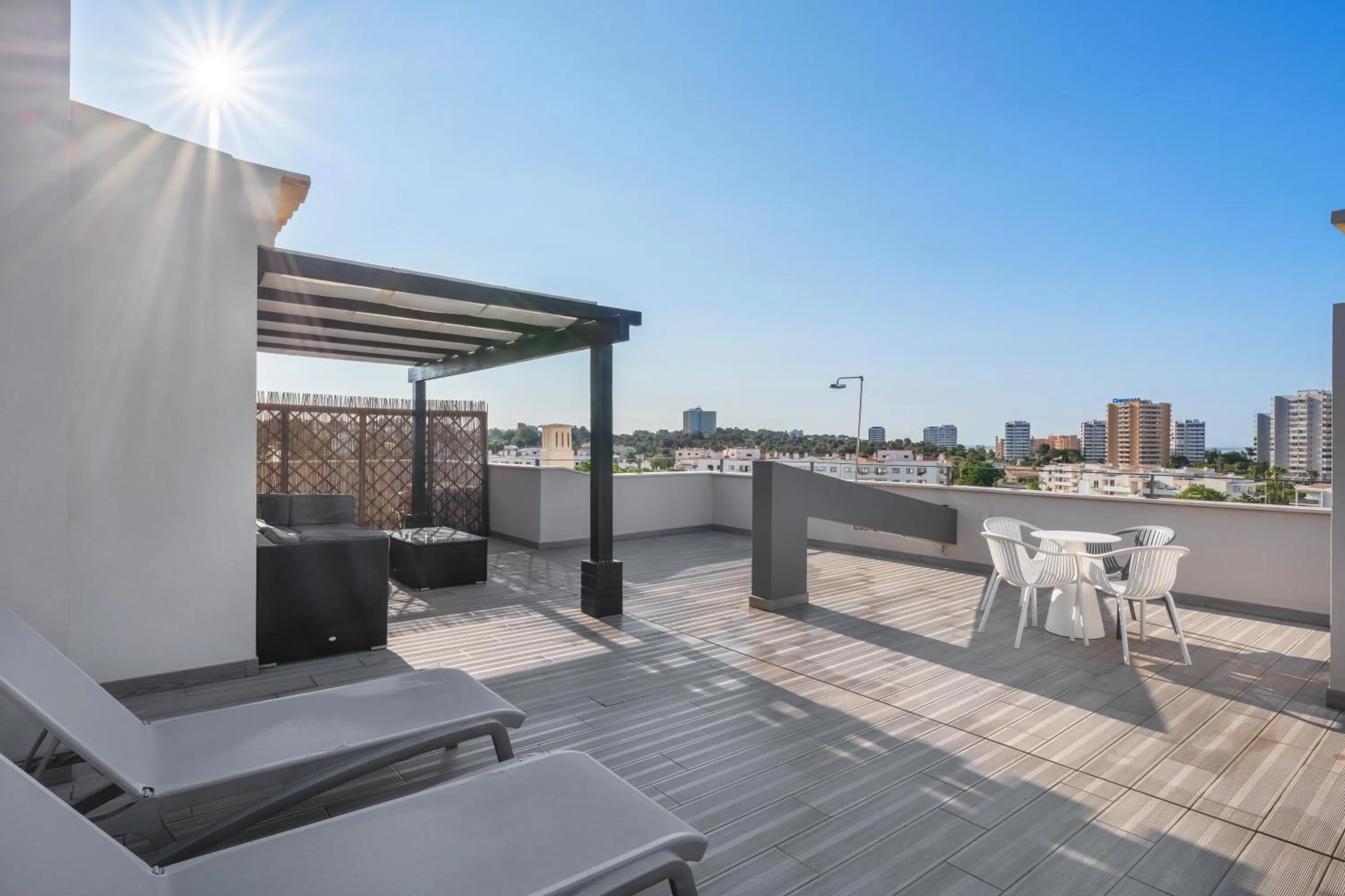 Balcony/Terrace in AlvorMar Apartamentos Turisticos
