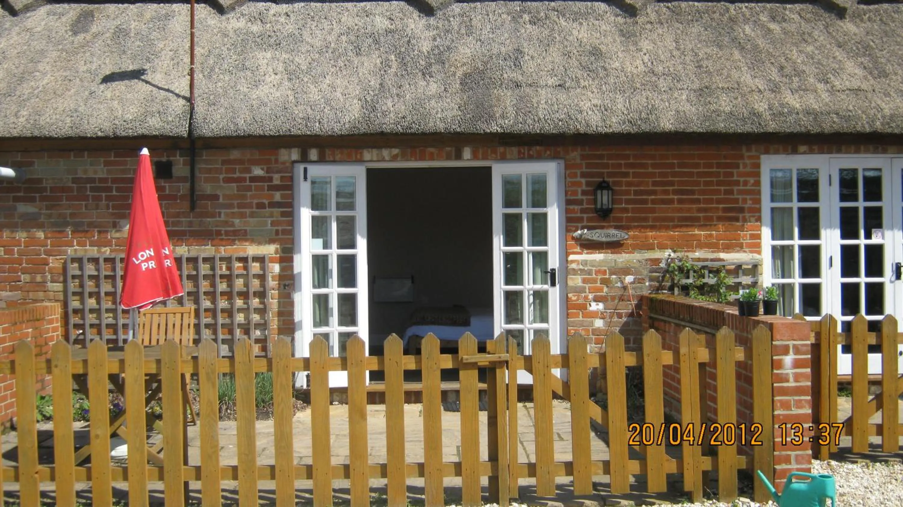 Patio in Turfcutters Arms