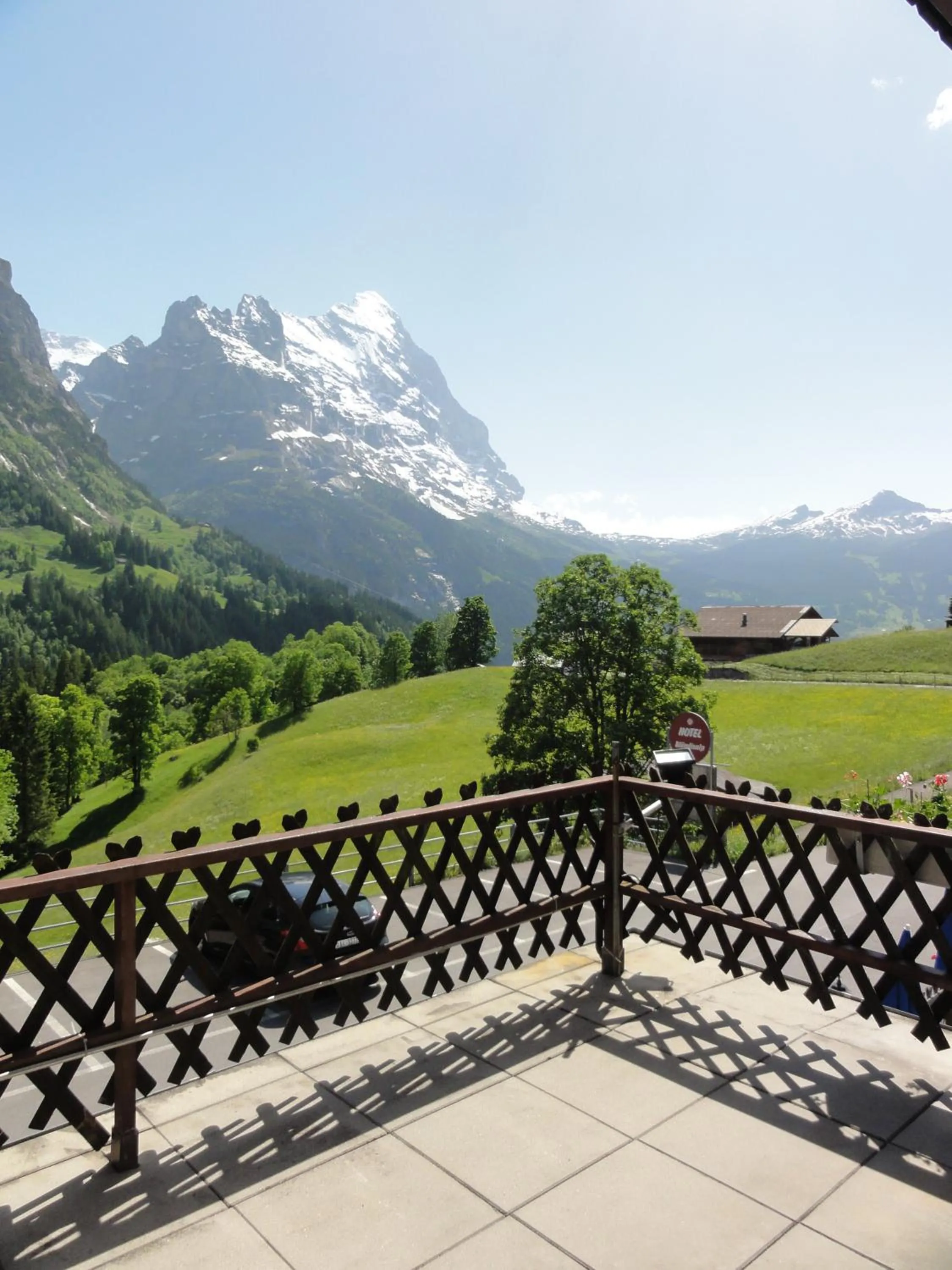 Balcony/Terrace in Hotel Blümlisalp
