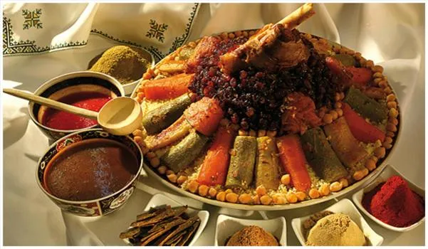 Food close-up in Riad Dalia