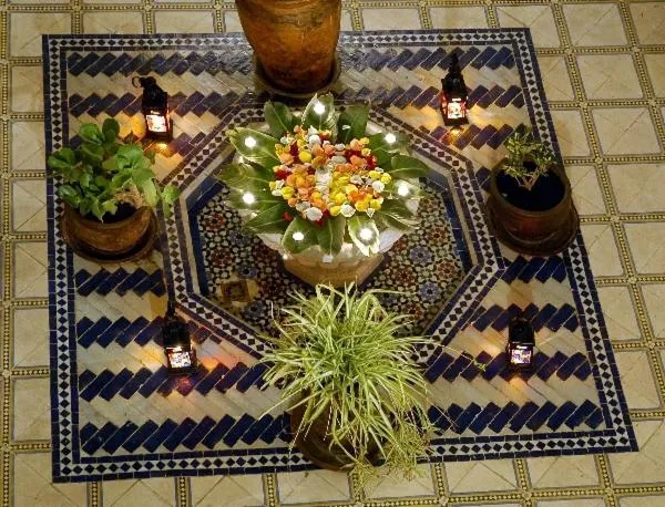 Decorative detail in Riad Dalia