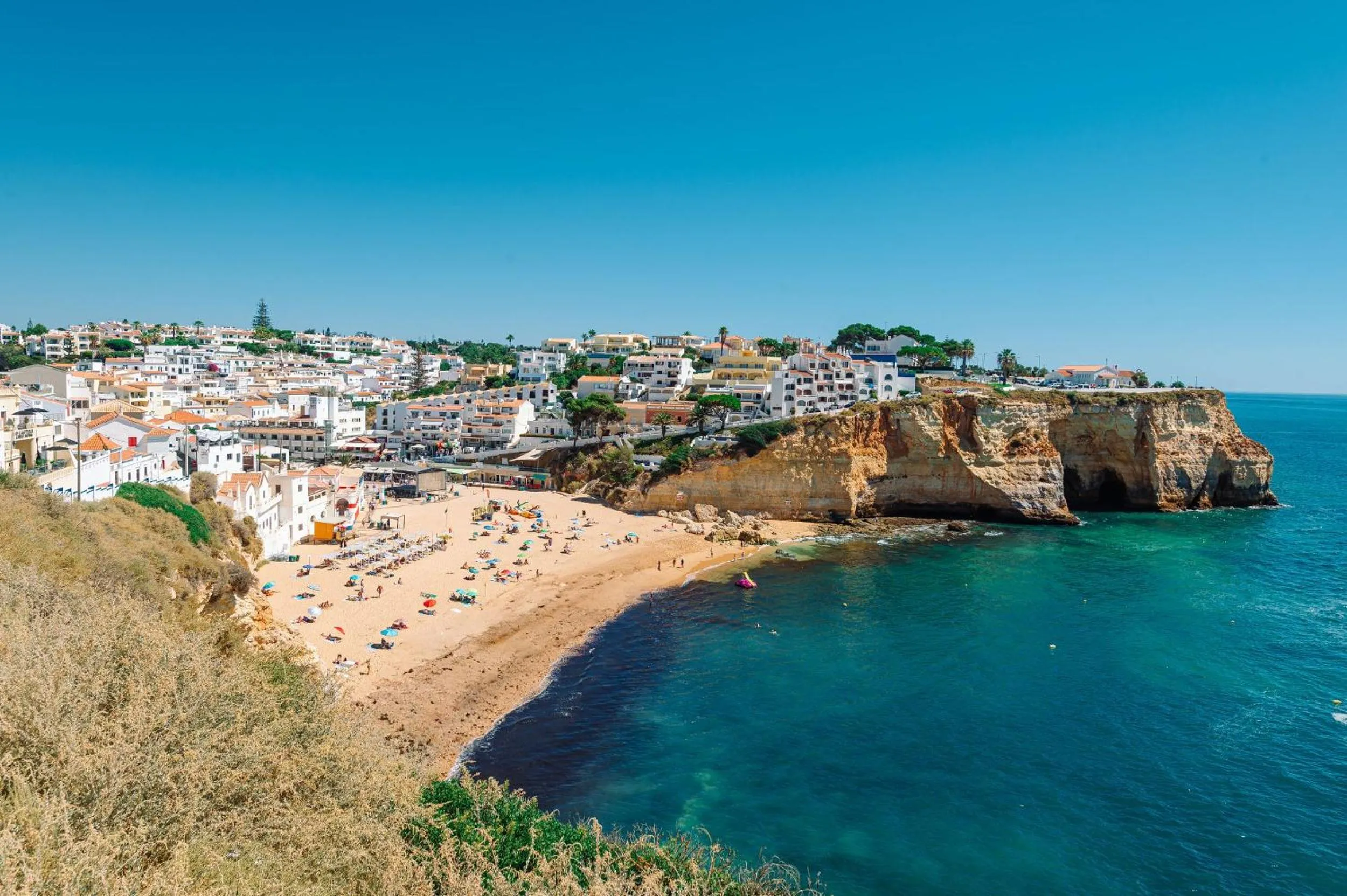 Beach in Hotel Carvoeiro Plaza