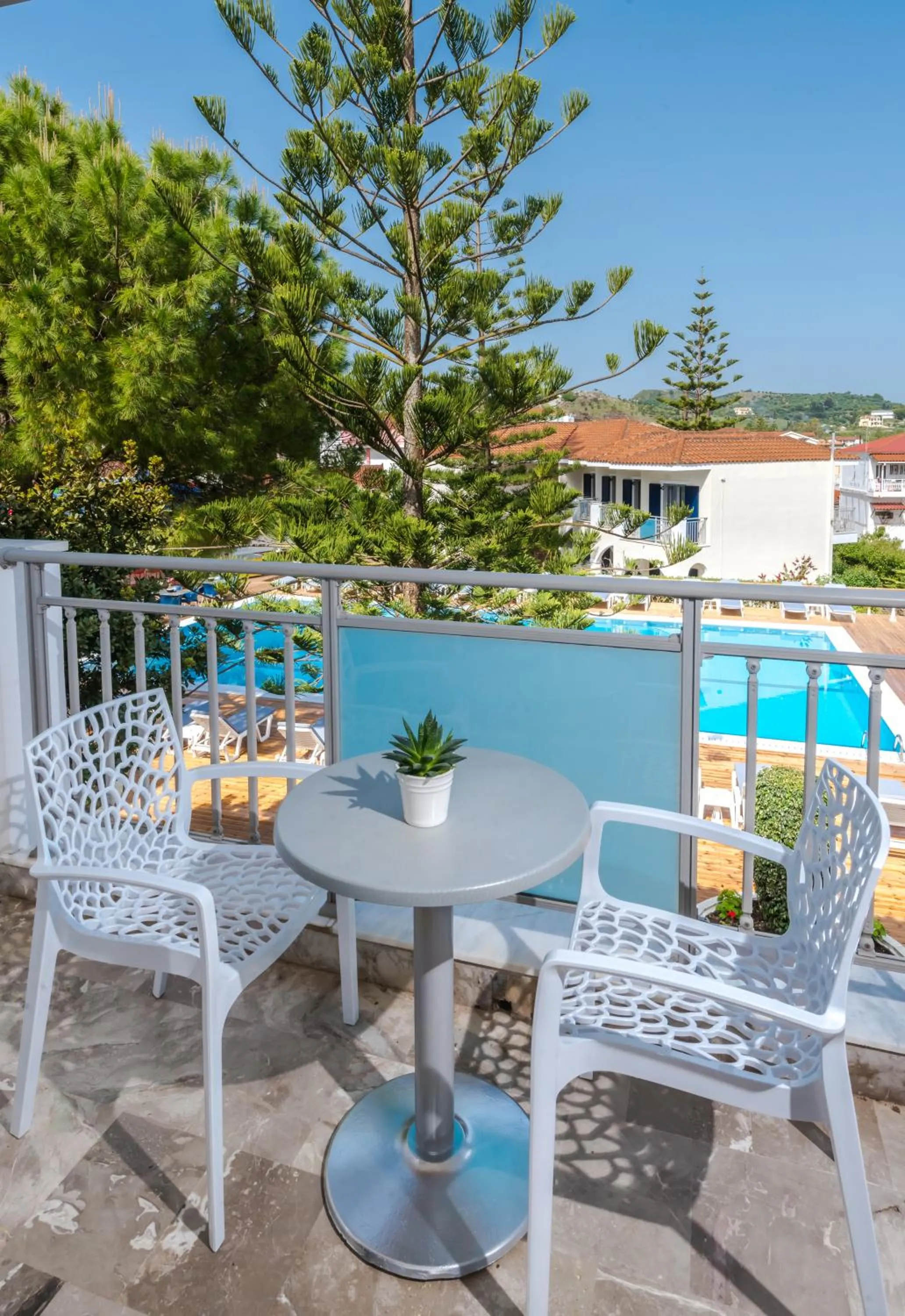 Pool view in Contessa Hotel
