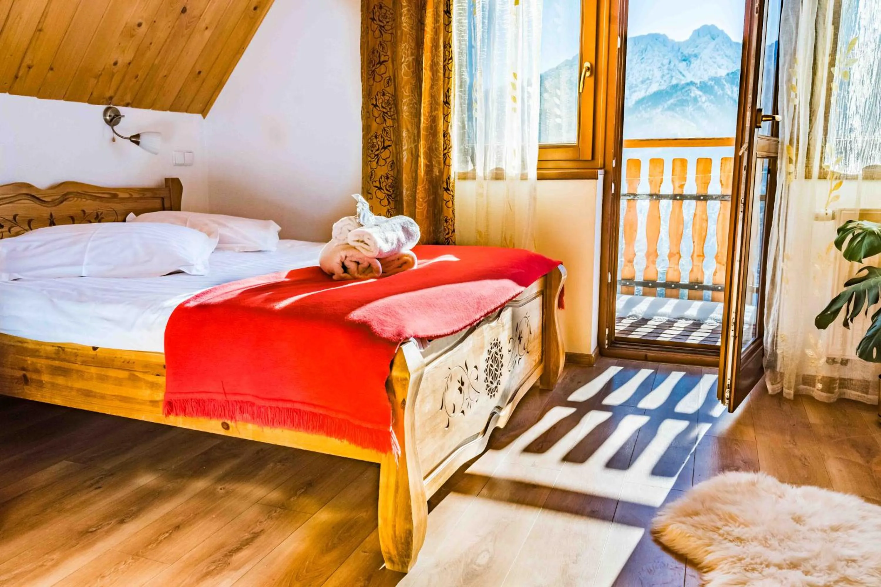 Mountain view, Bed in Górski Pałacyk Kompleks obiektów