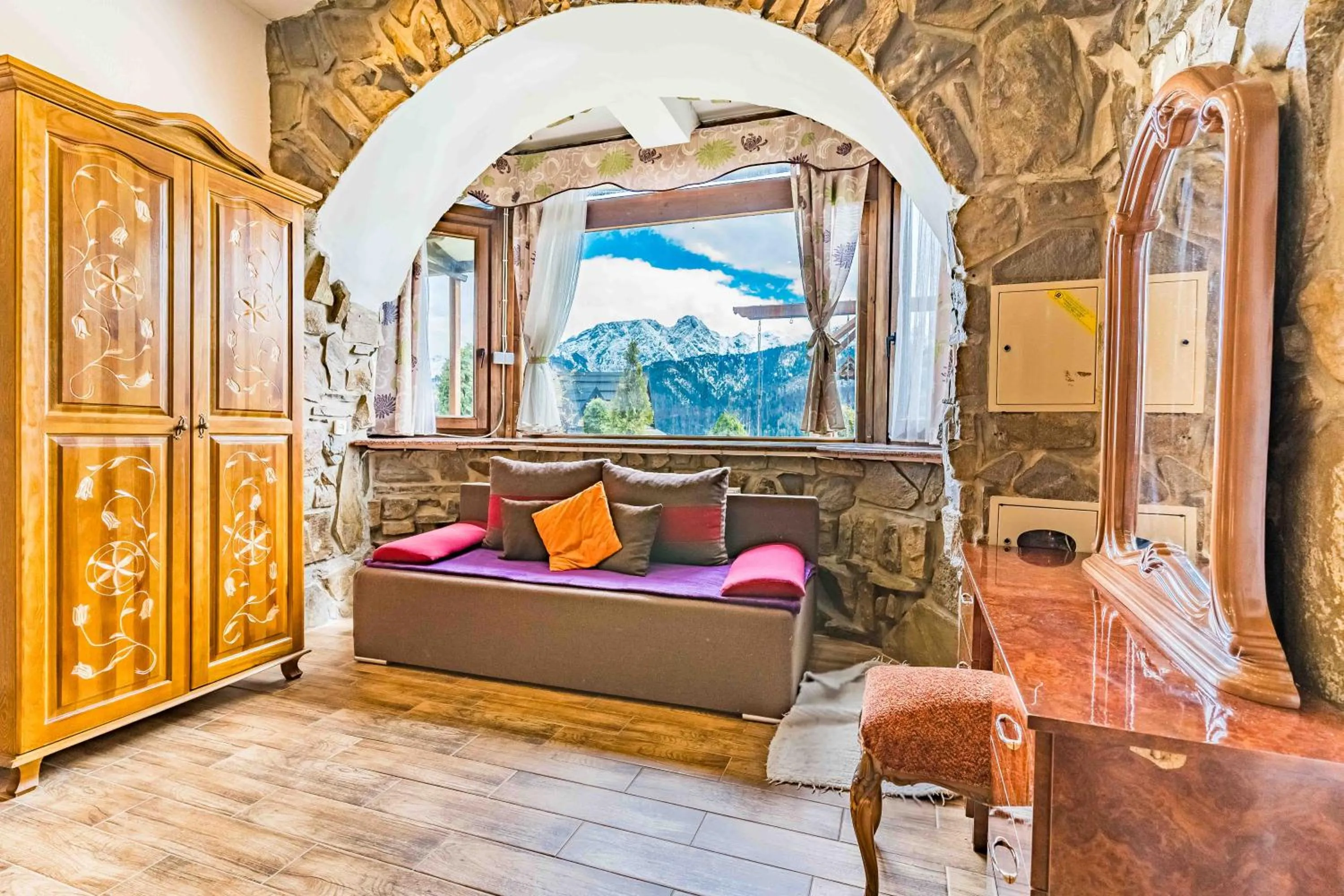 Seating area in Górski Pałacyk Kompleks obiektów