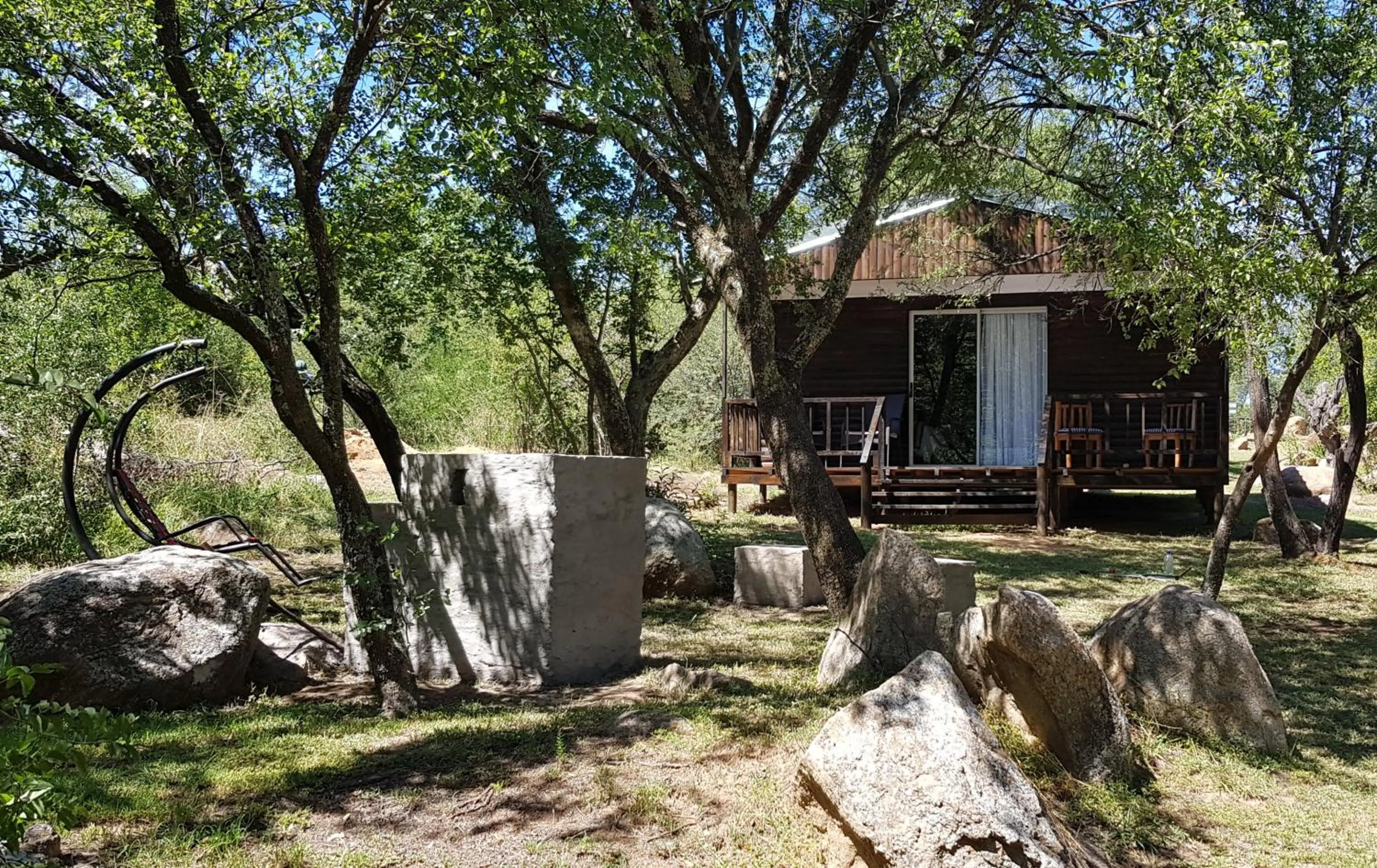 Patio in River Rock Lodge
