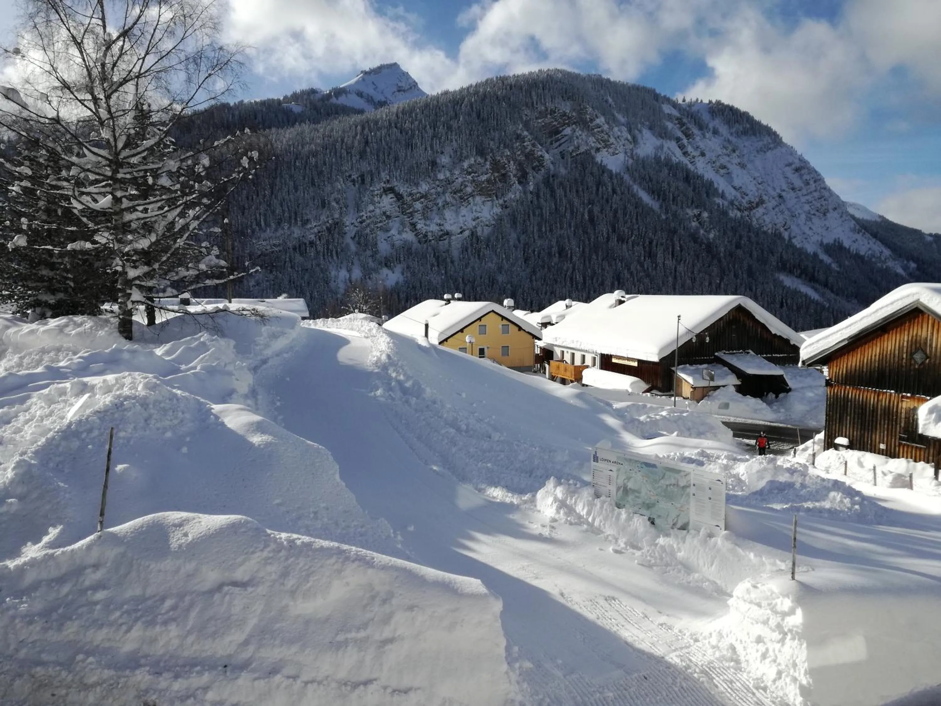 View (from property/room) in Haus Steinkarblick und Berghäusl