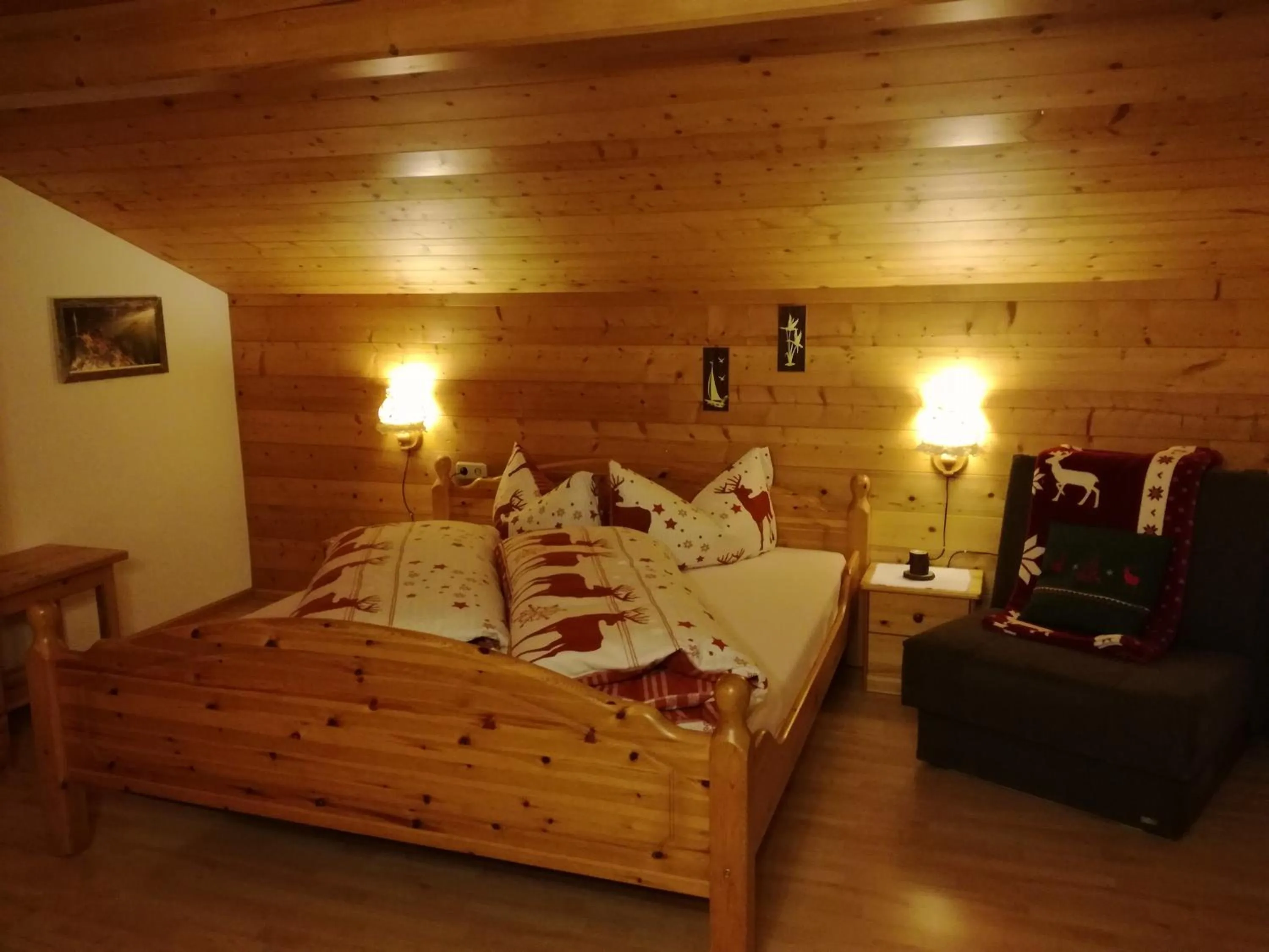 towels, Bed in Haus Steinkarblick und Berghäusl