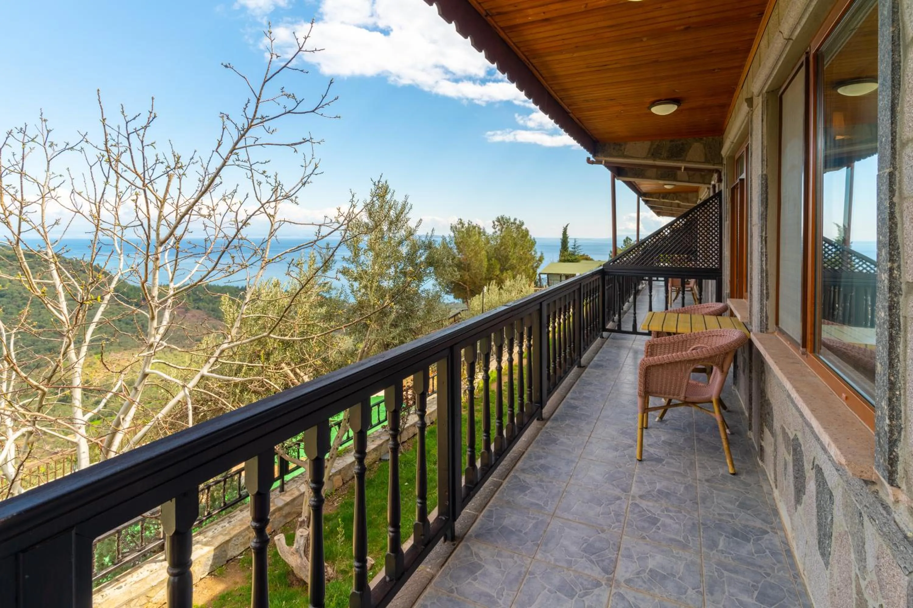 Balcony/Terrace in Assos Kartal Yuvasi Hotel