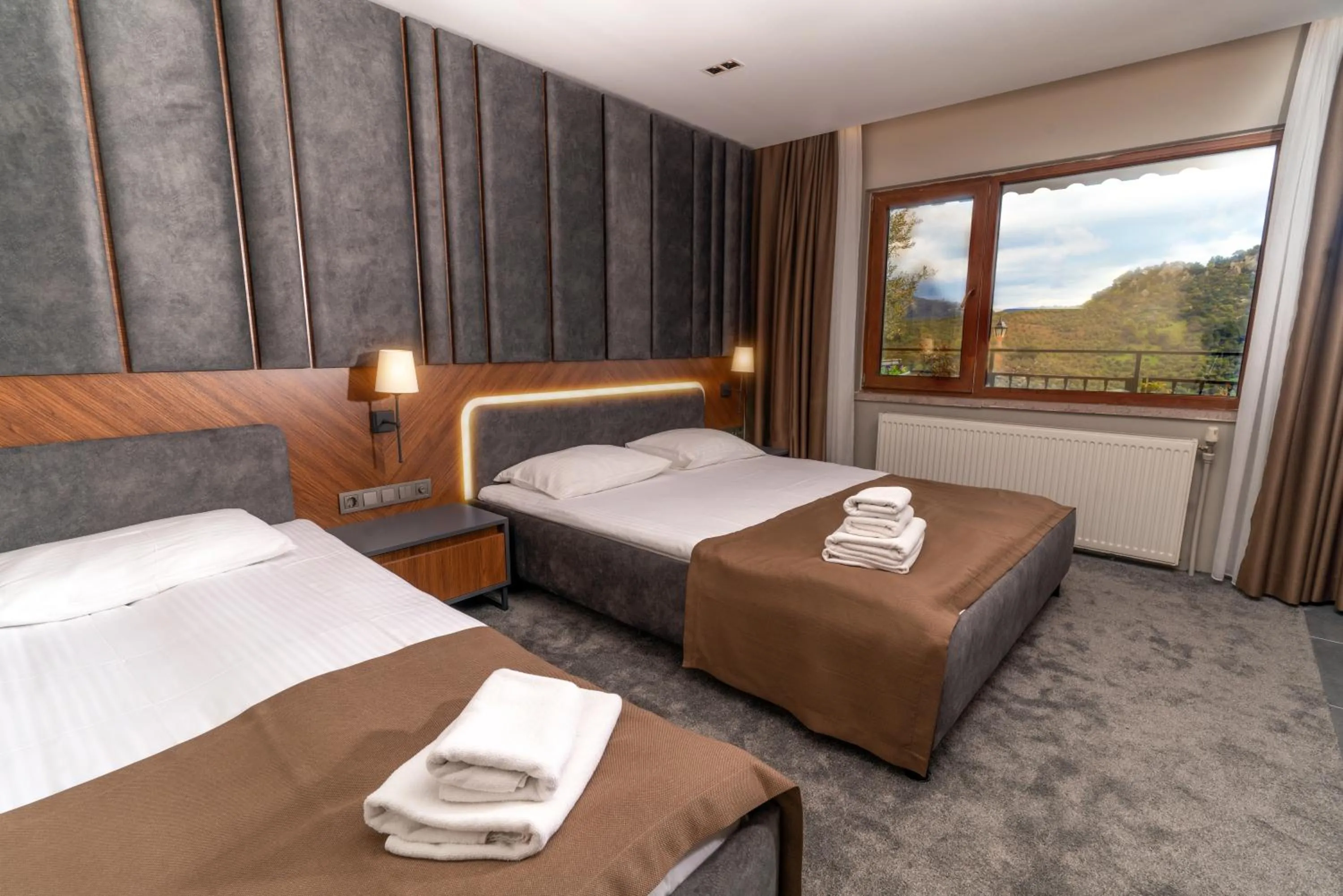 View (from property/room), Bed in Assos Kartal Yuvasi Hotel