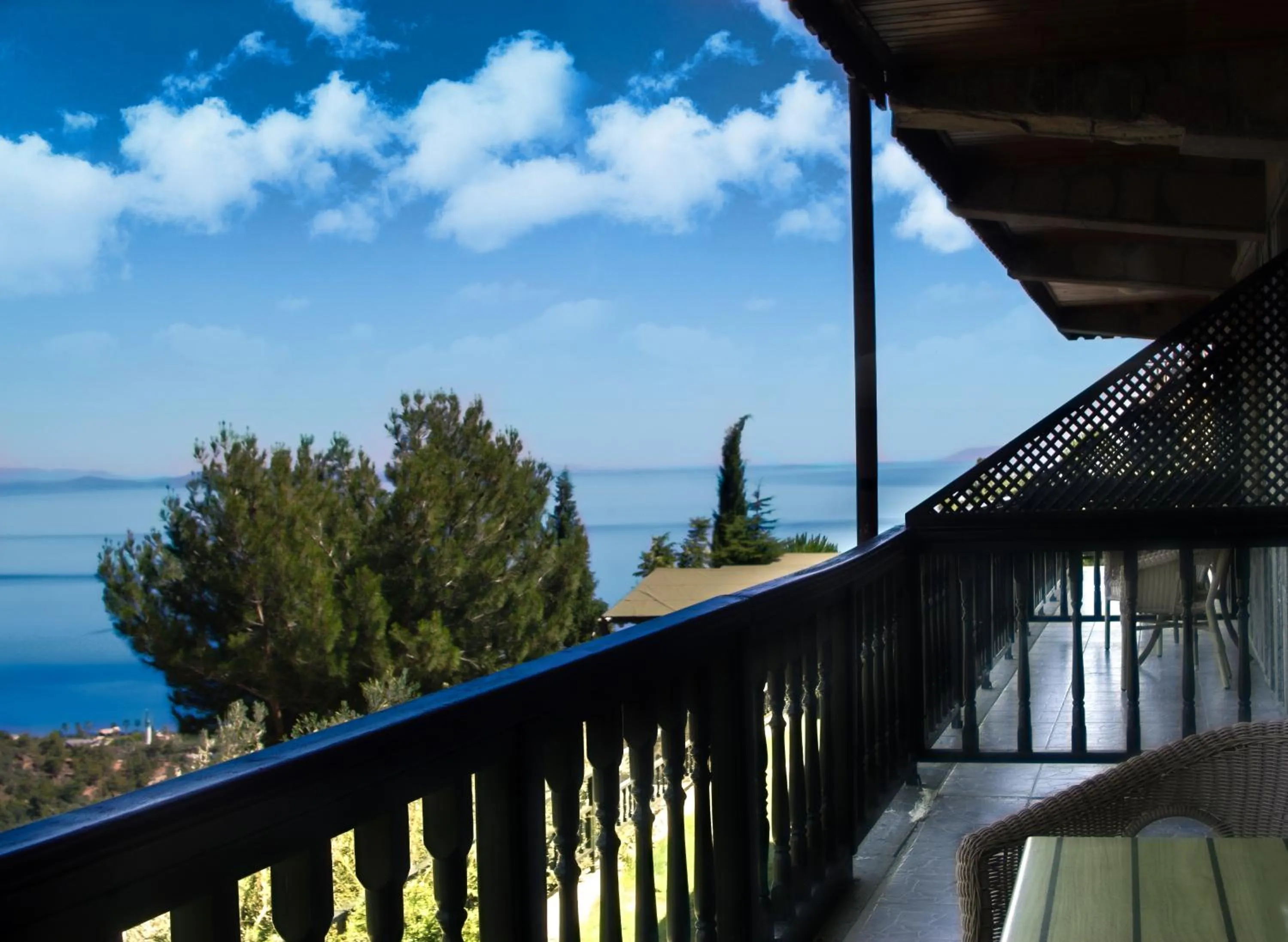 Balcony/Terrace in Assos Kartal Yuvasi Hotel