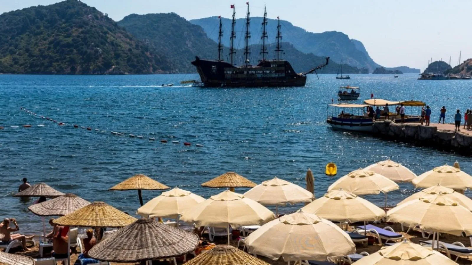 Beach in Private Hotel