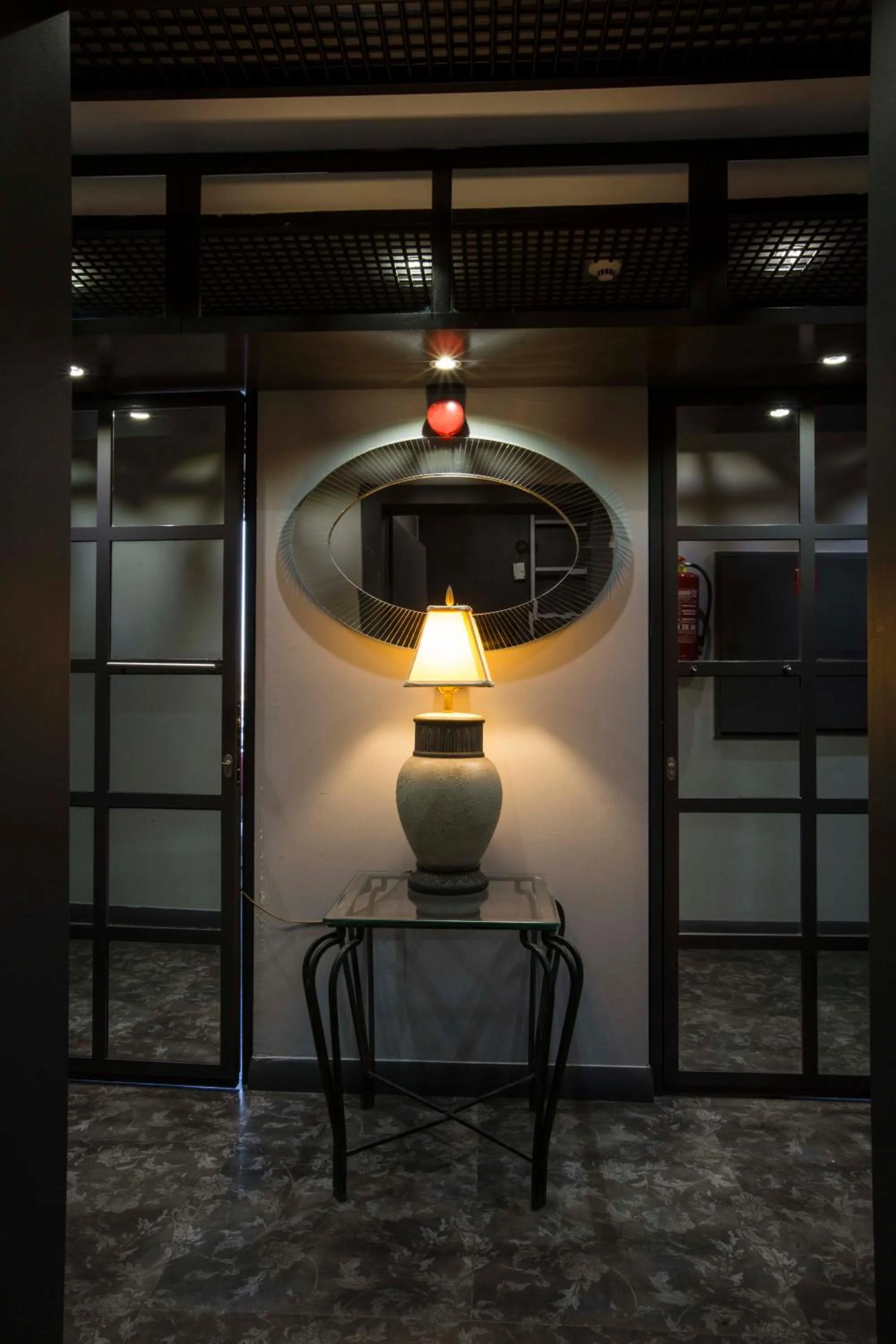 Decorative detail in Akoni Hotel