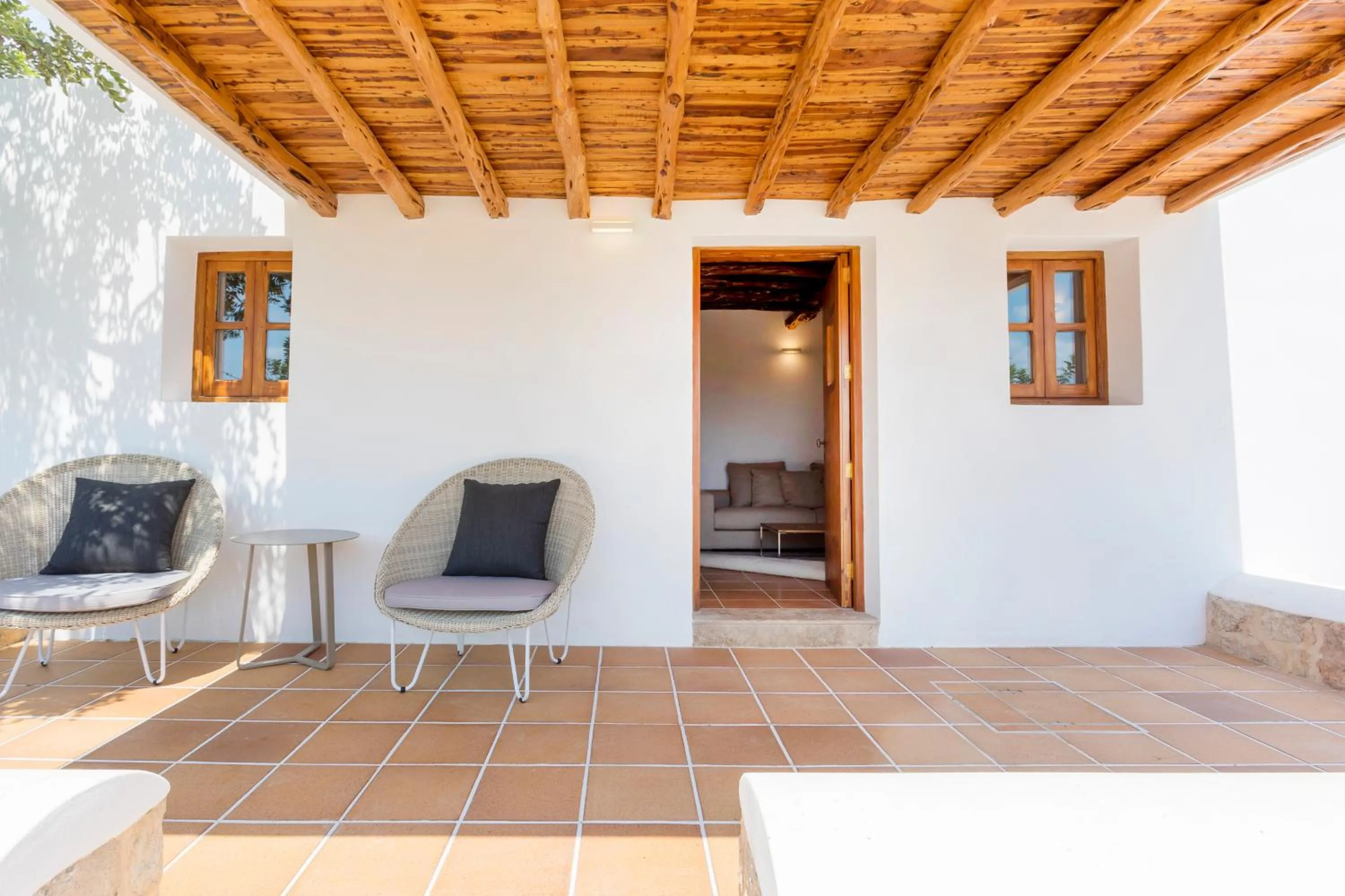 Balcony/Terrace in Agroturismo Can Toni Xumeu - Adults Only