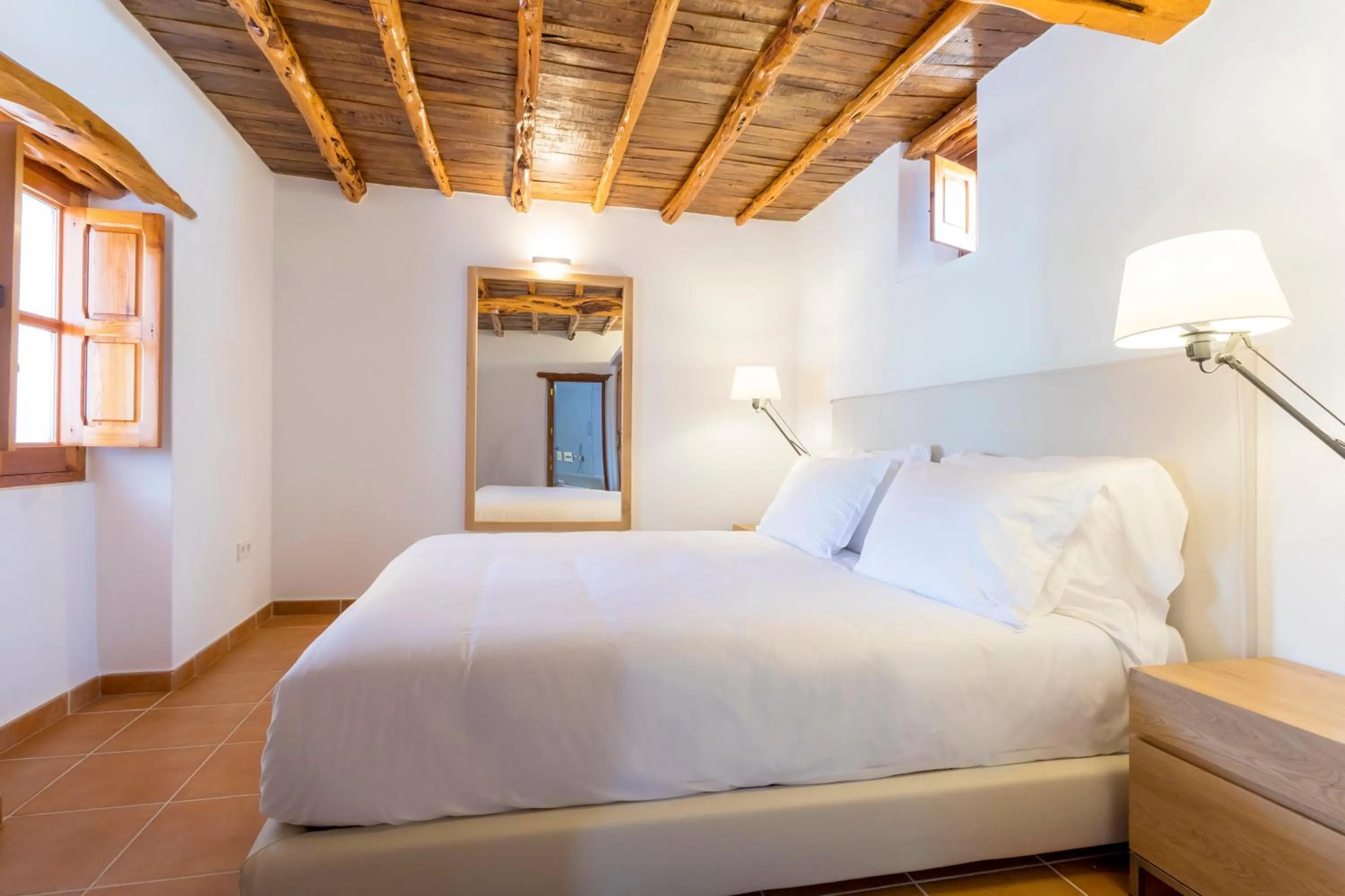 Bedroom, Bed in Agroturismo Can Toni Xumeu - Adults Only