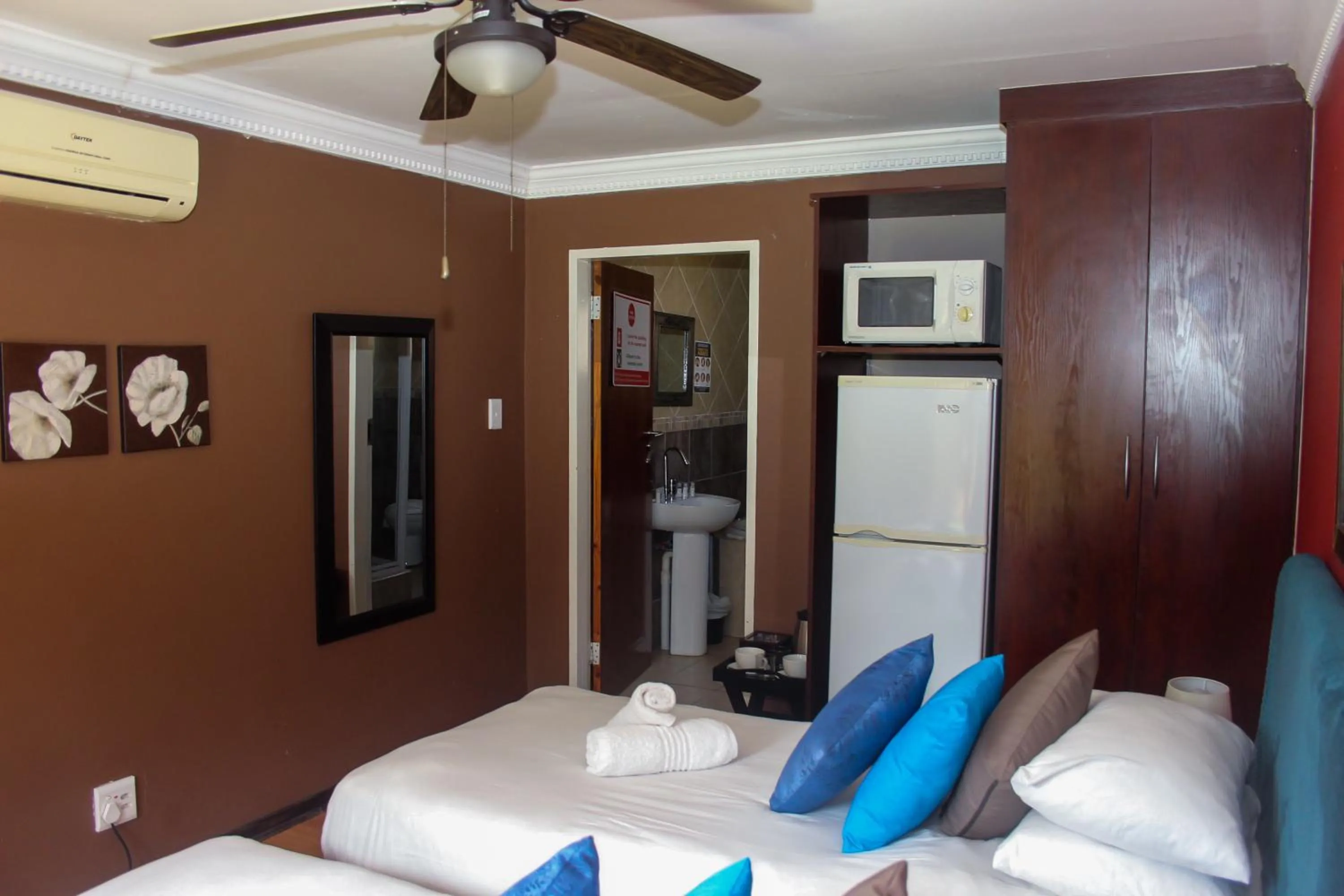 Bed in Echo Garden Guesthouse