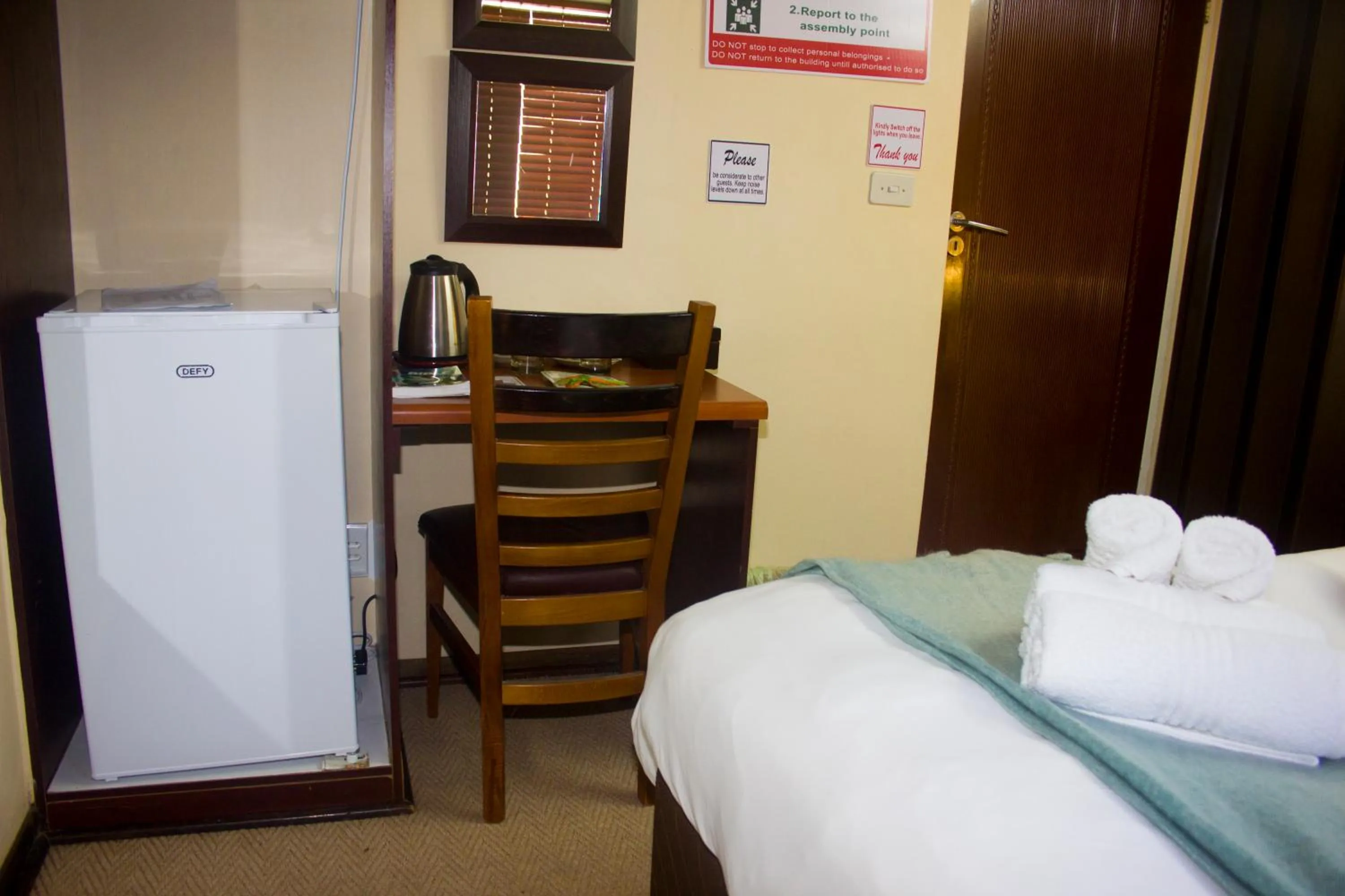 Bed in Echo Garden Guesthouse