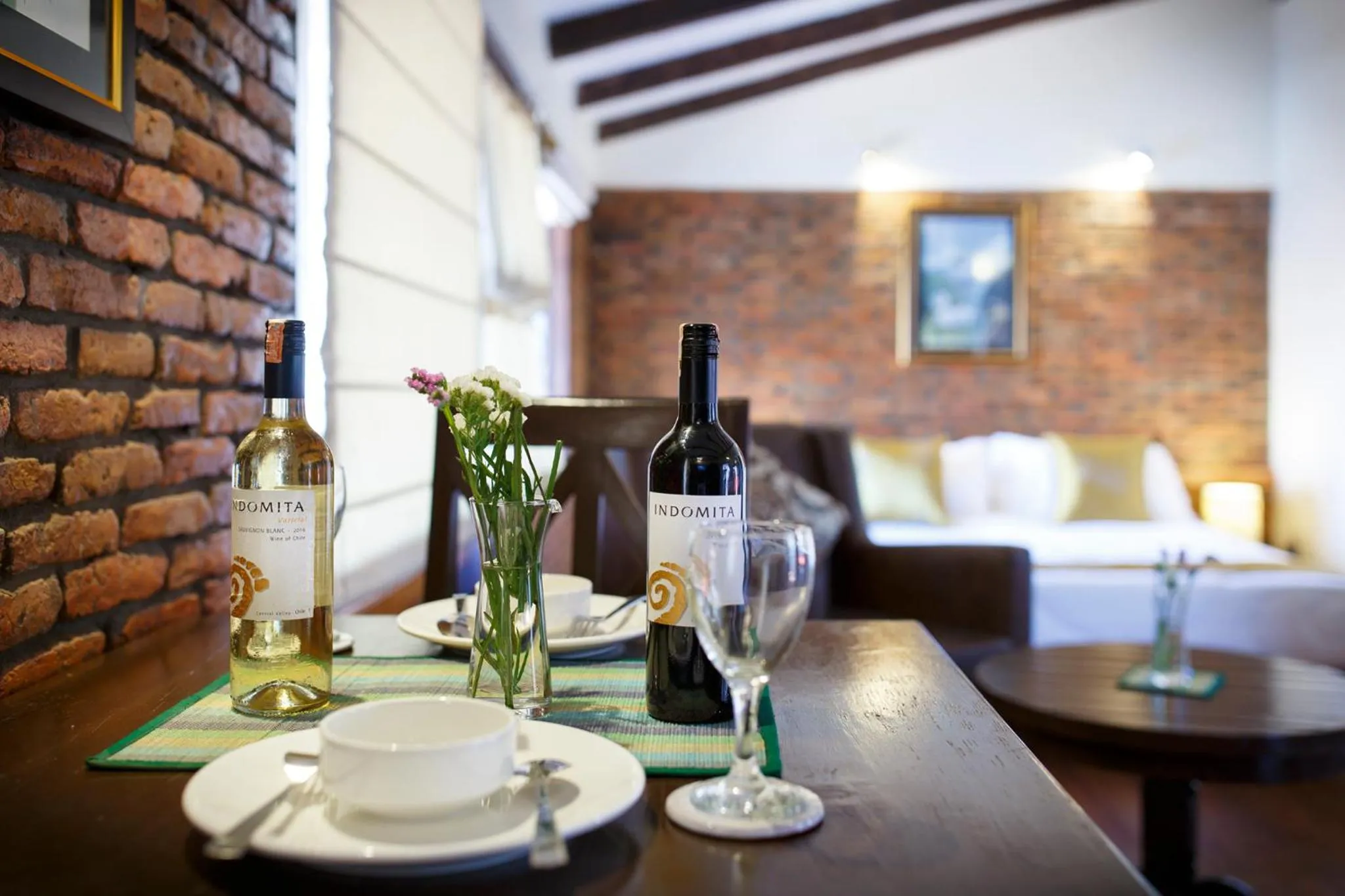 Living room in Hotel Patan House