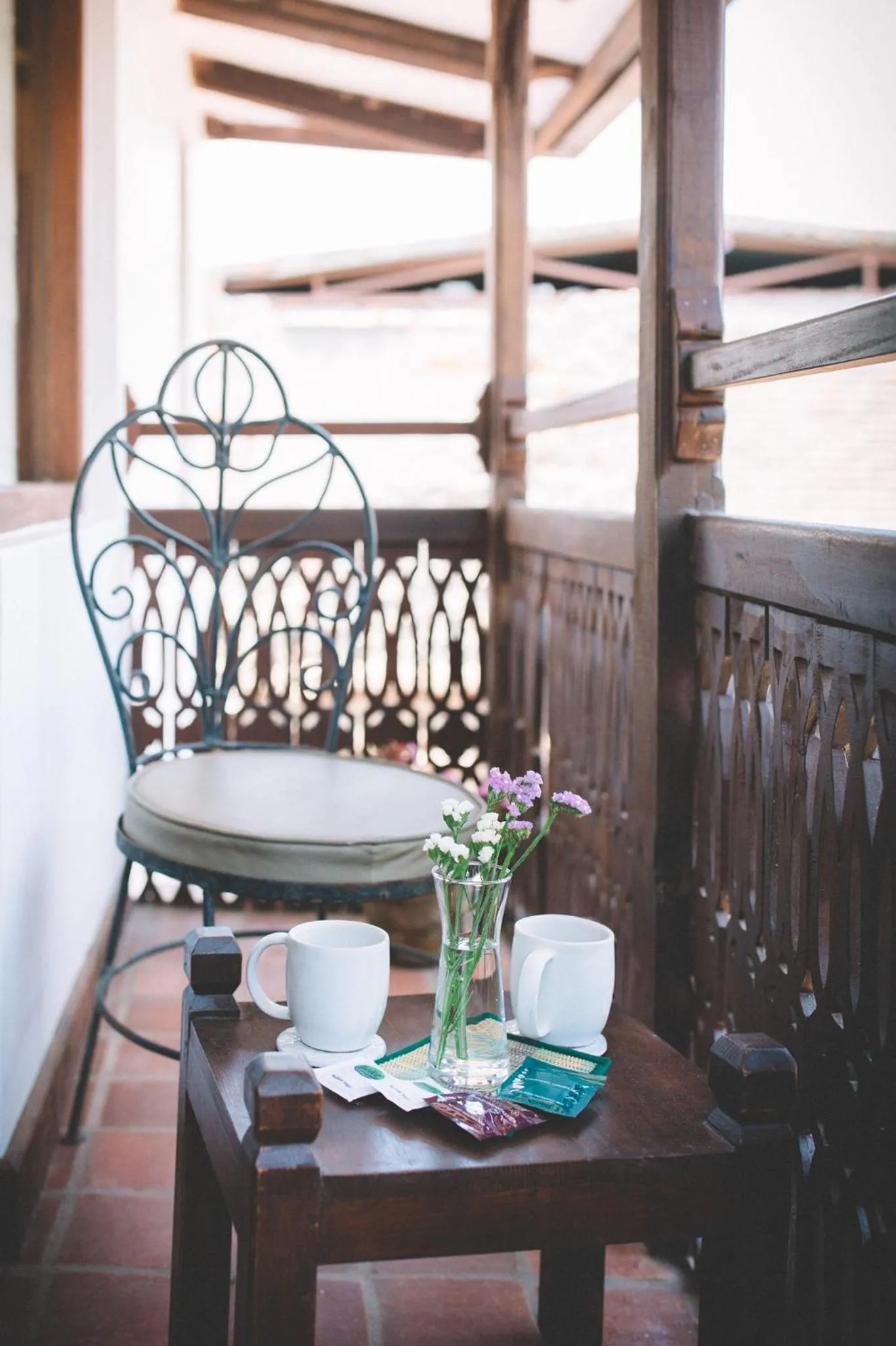 Seating area in Hotel Patan House