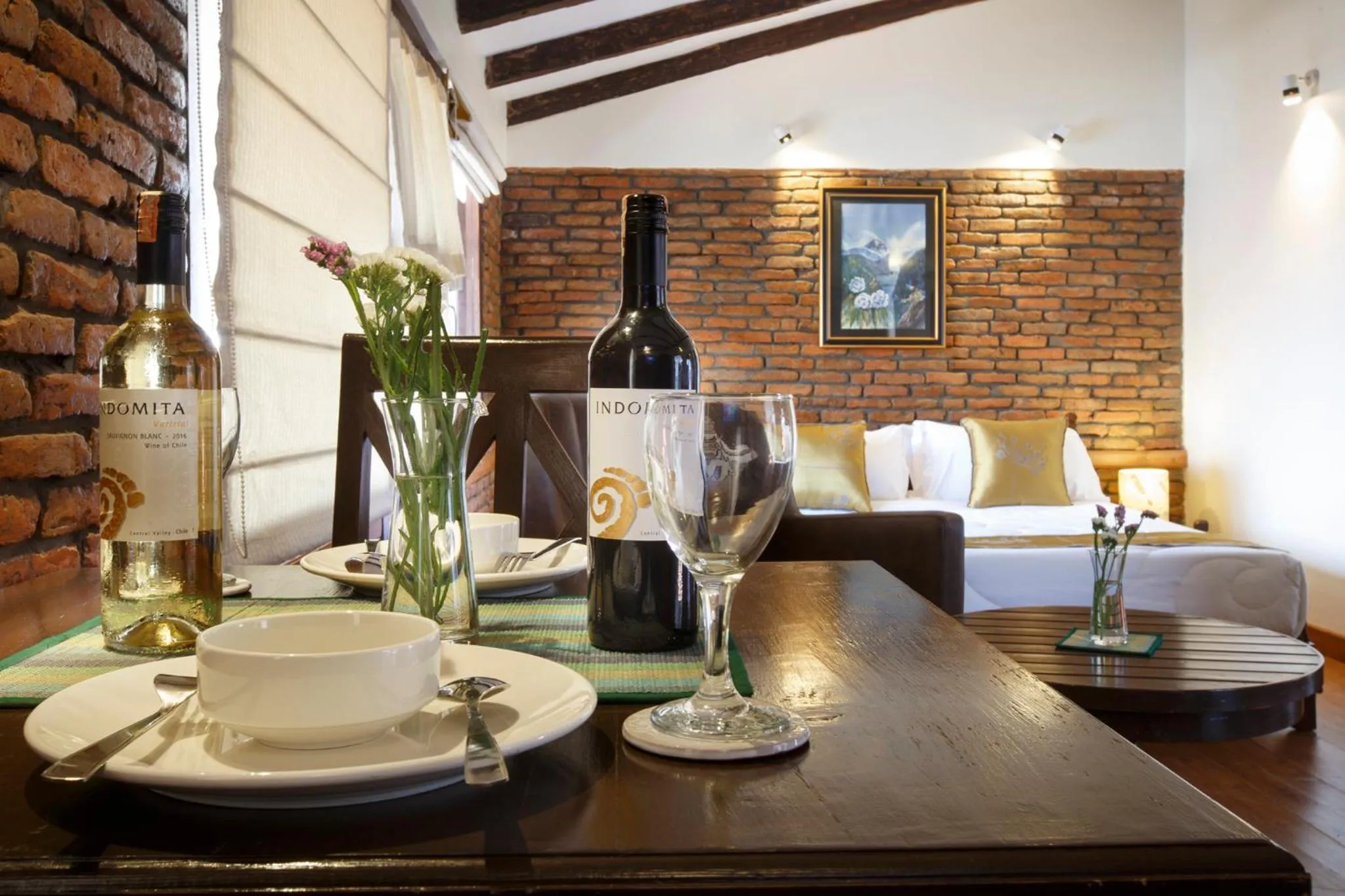 Living room in Hotel Patan House