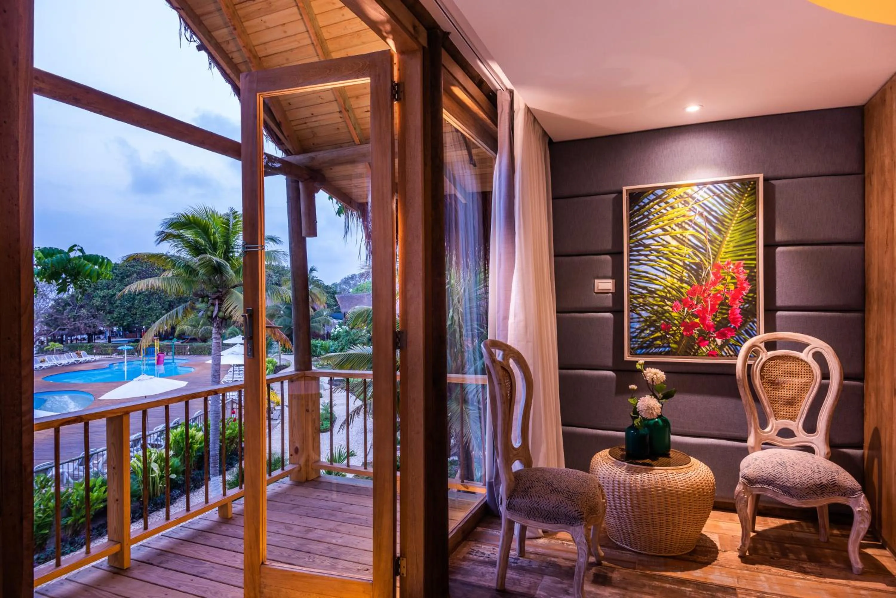 Garden view in Hotel Isla del Encanto