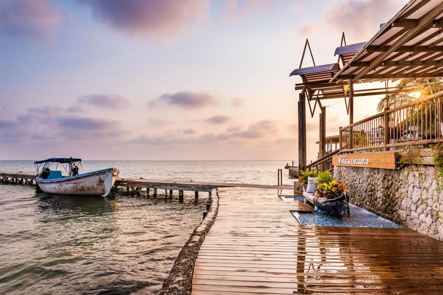 Sunset in Hotel Isla del Encanto