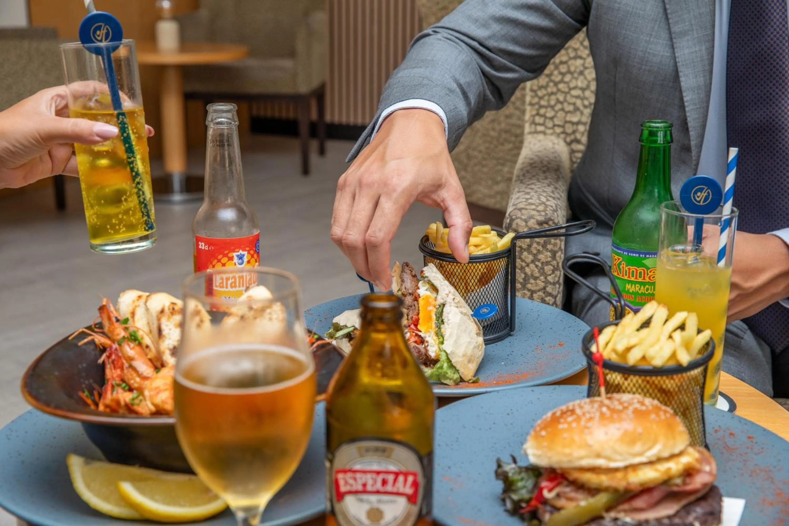 Lounge or bar in VIP Executive Azores Hotel