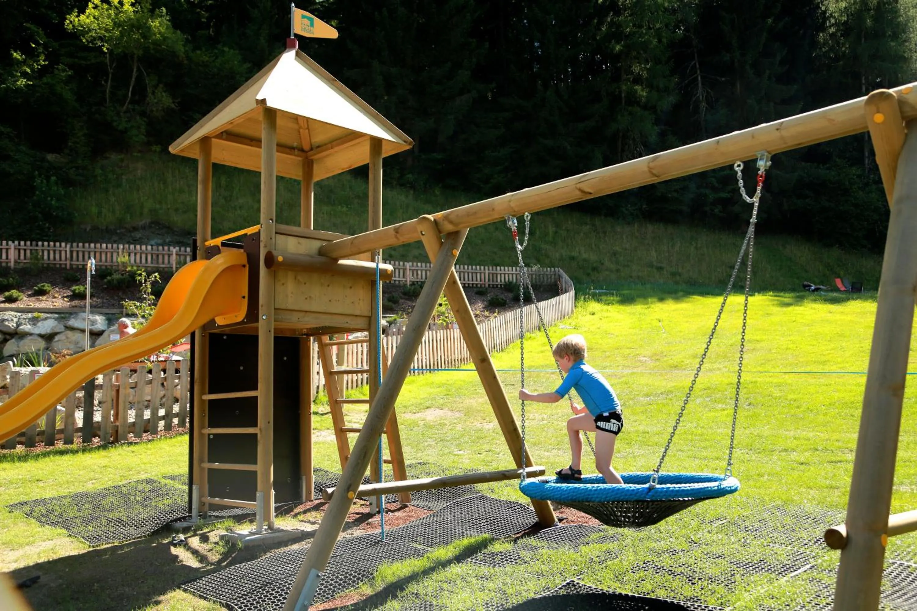 Children play ground in Hüttendorf Schladming