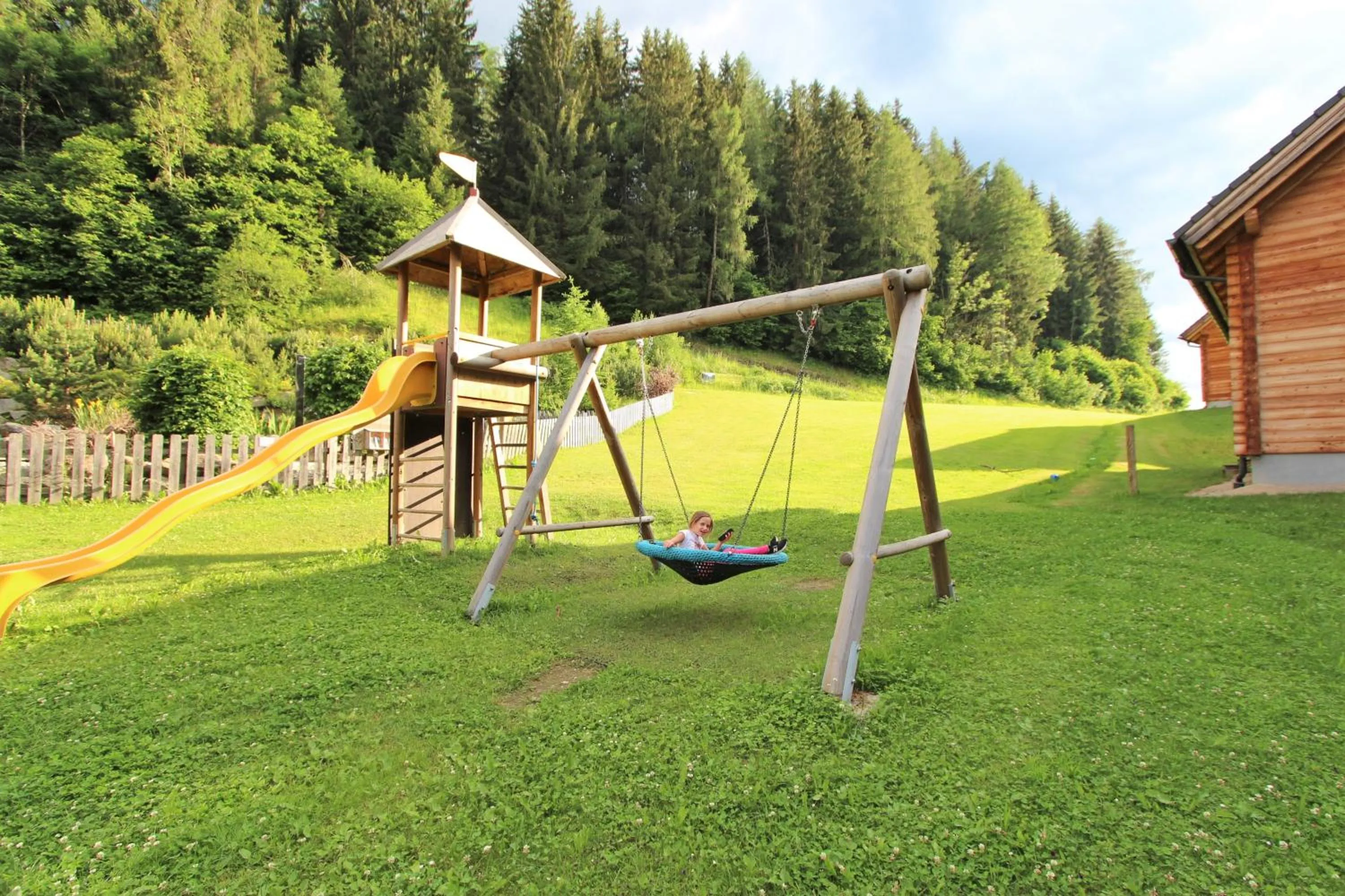 Children play ground in Hüttendorf Schladming