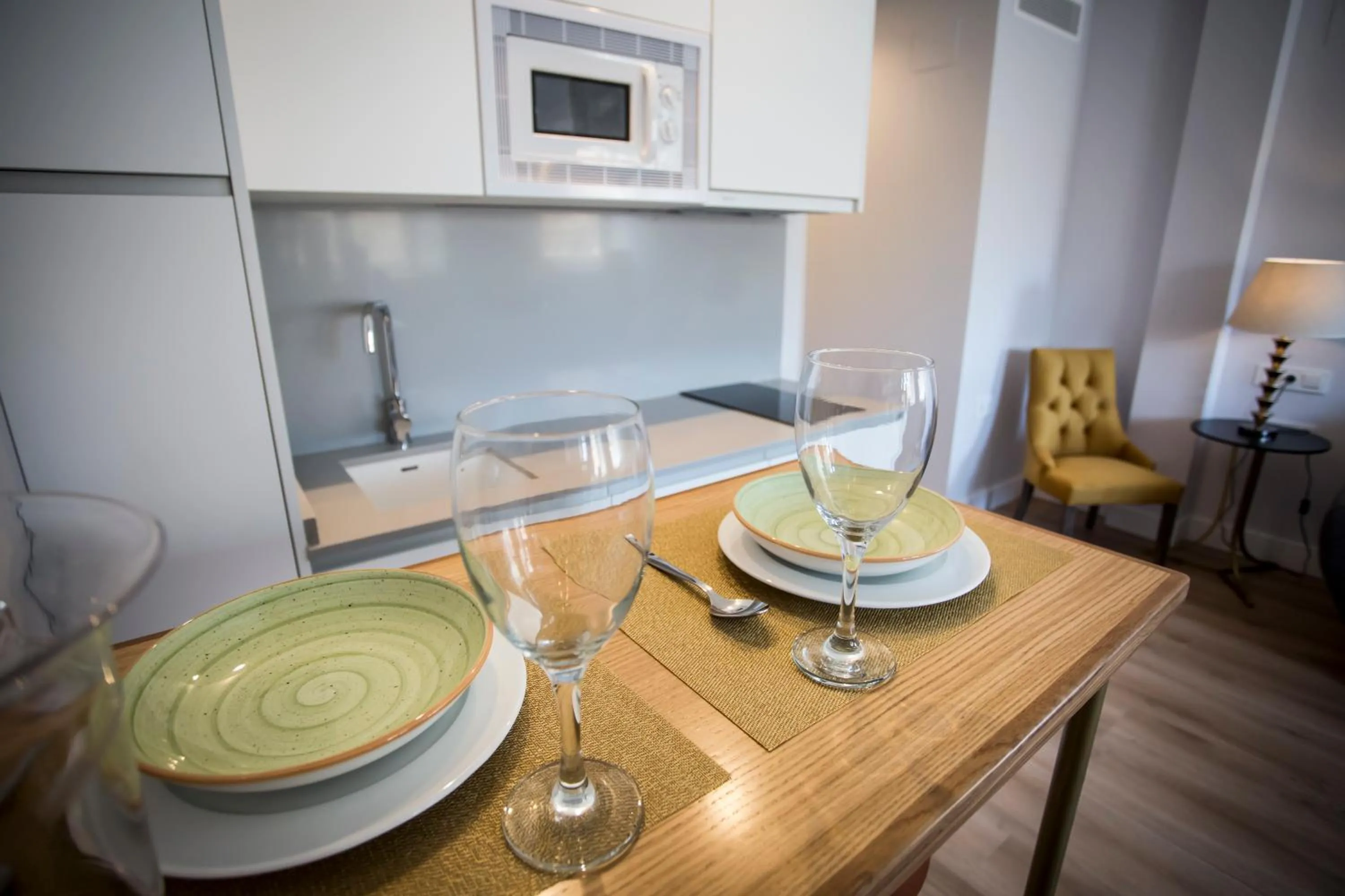 Kitchen or kitchenette in Casa de la Merced Suites