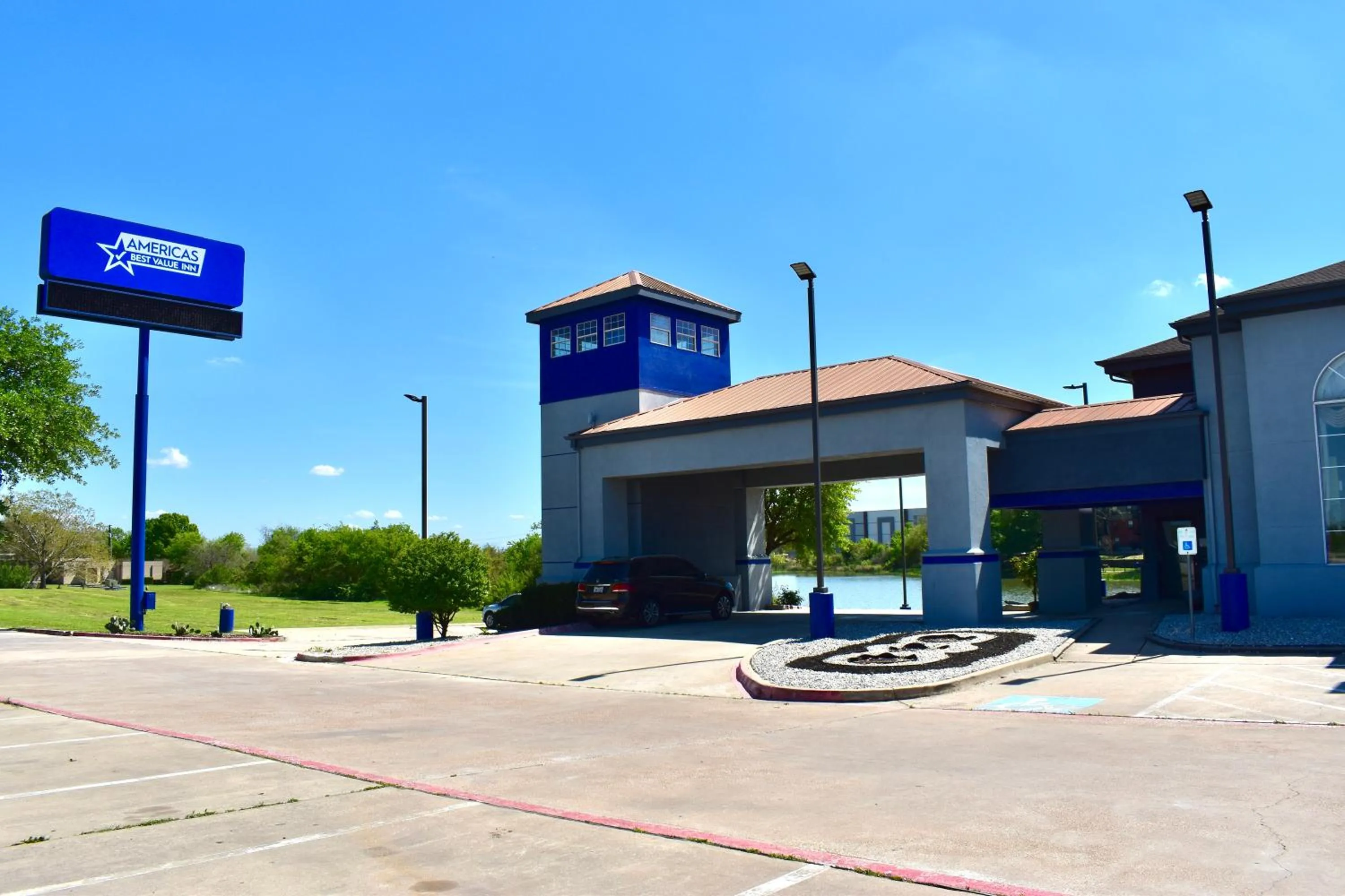 Property building in Americas Best Value Inn & Suites Haltom City Ft. Worth