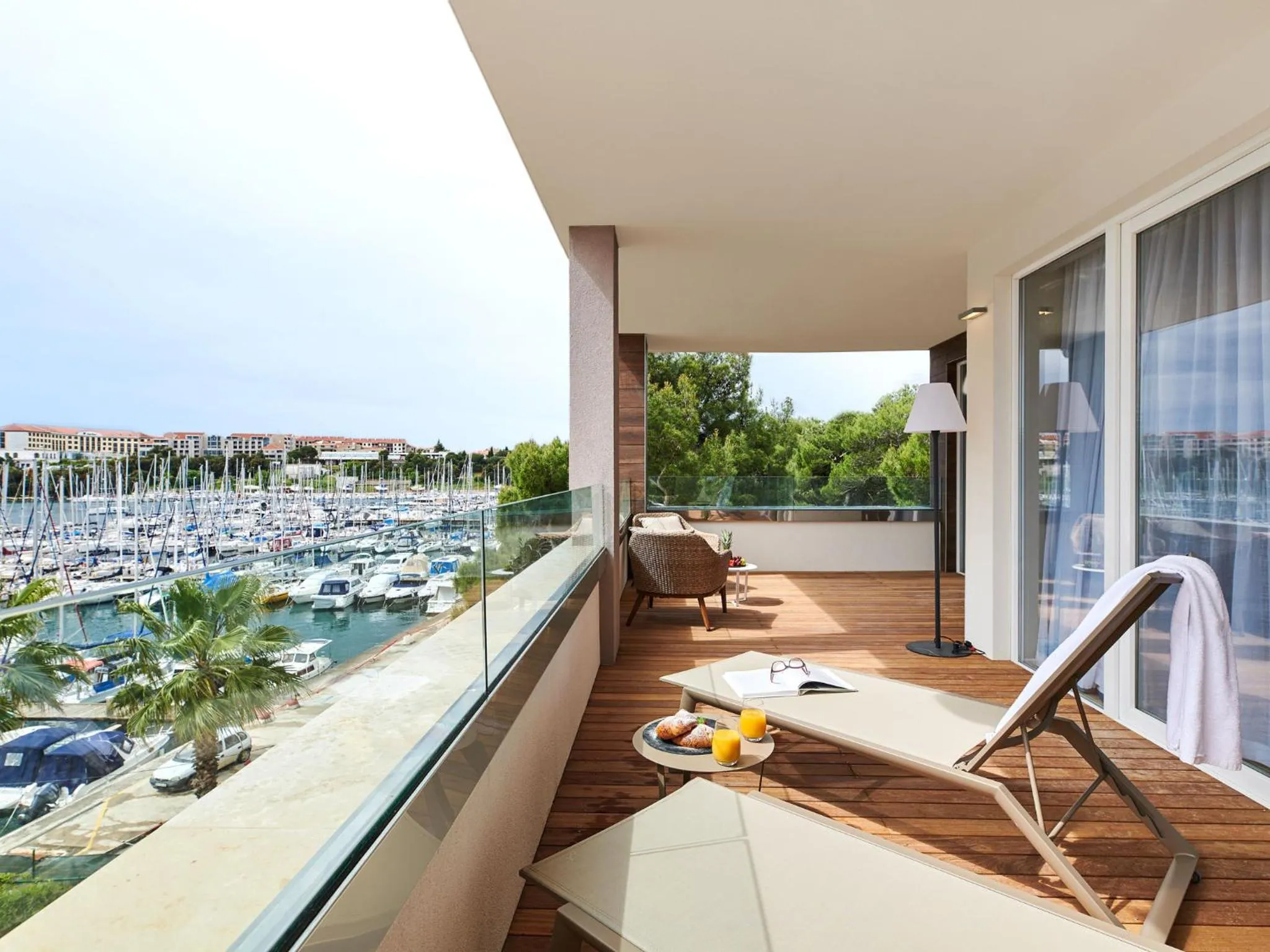 Balcony/Terrace in Ribarska Koliba Resort