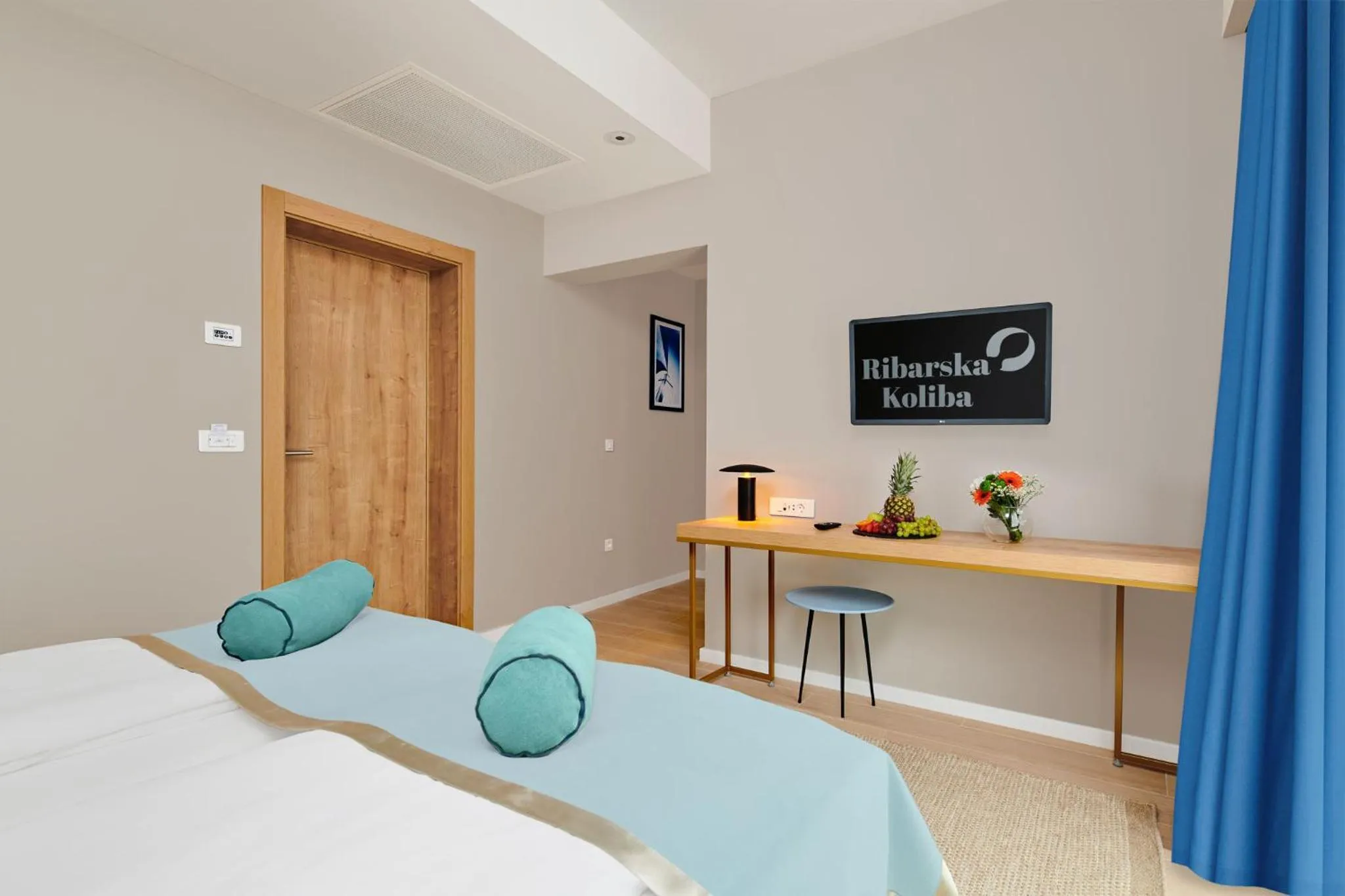 Bedroom, Bed in Ribarska Koliba Resort