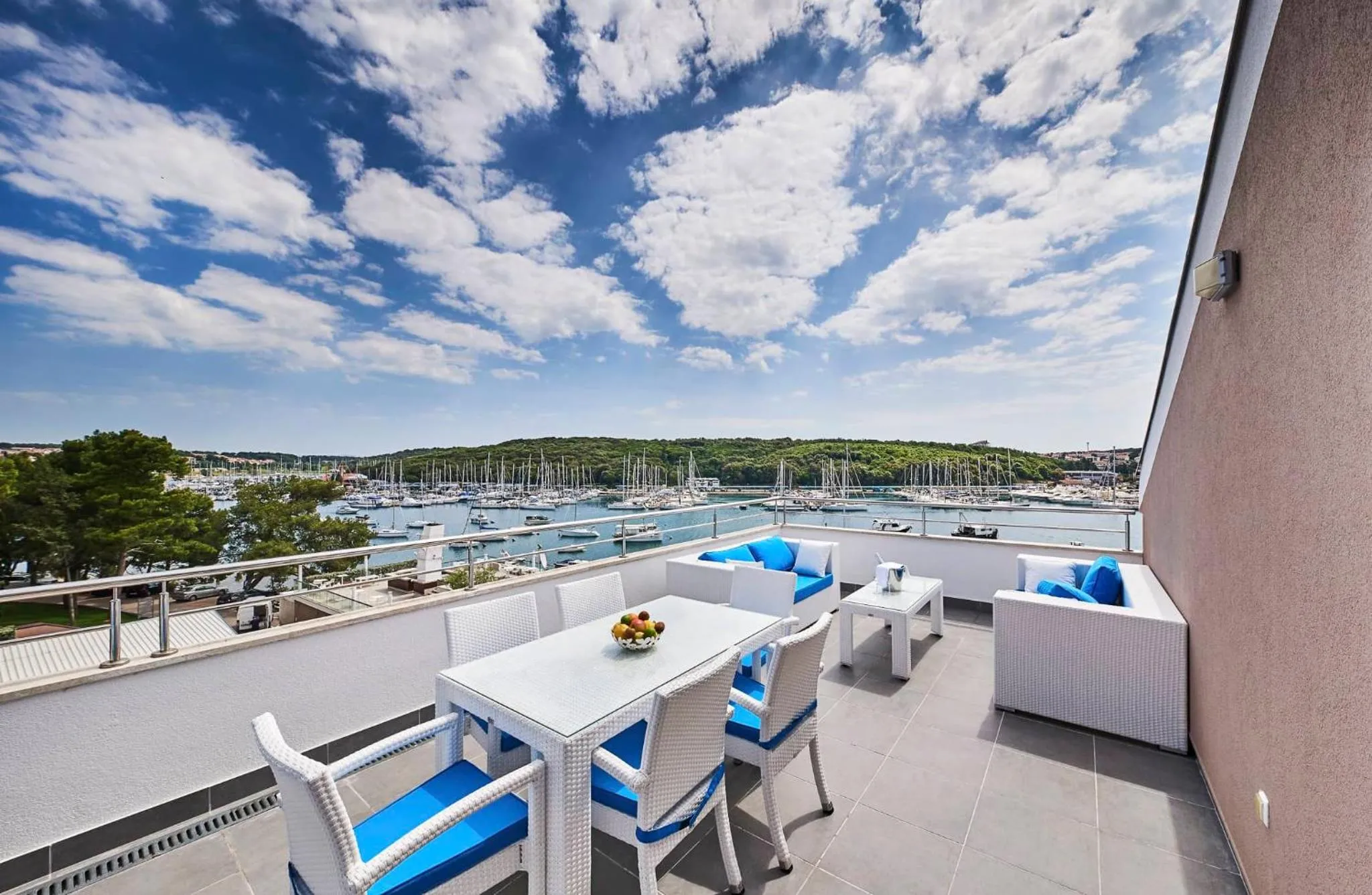 Balcony/Terrace in Ribarska Koliba Resort