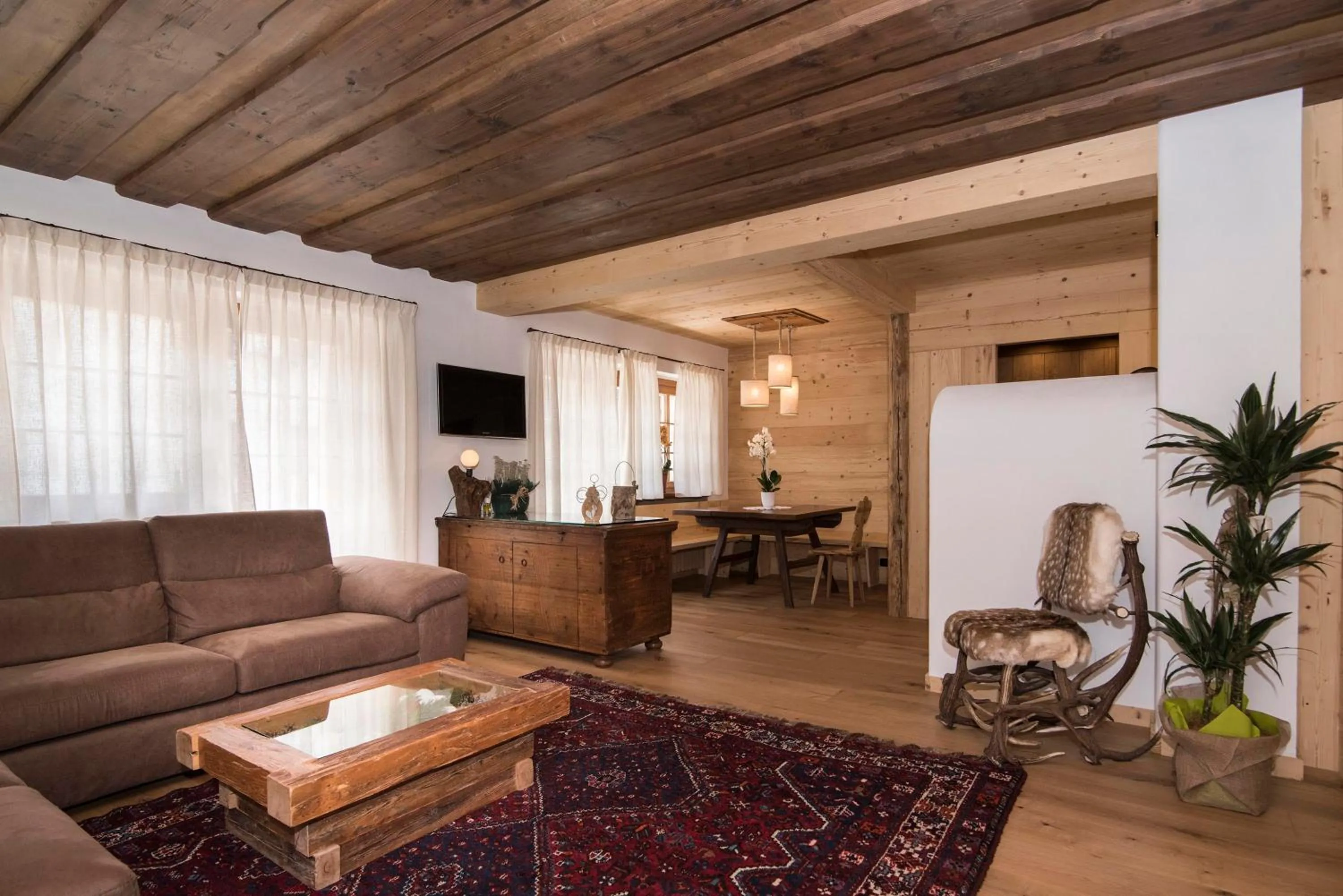 Living room in Ca'Milla B&B nelle Dolomiti