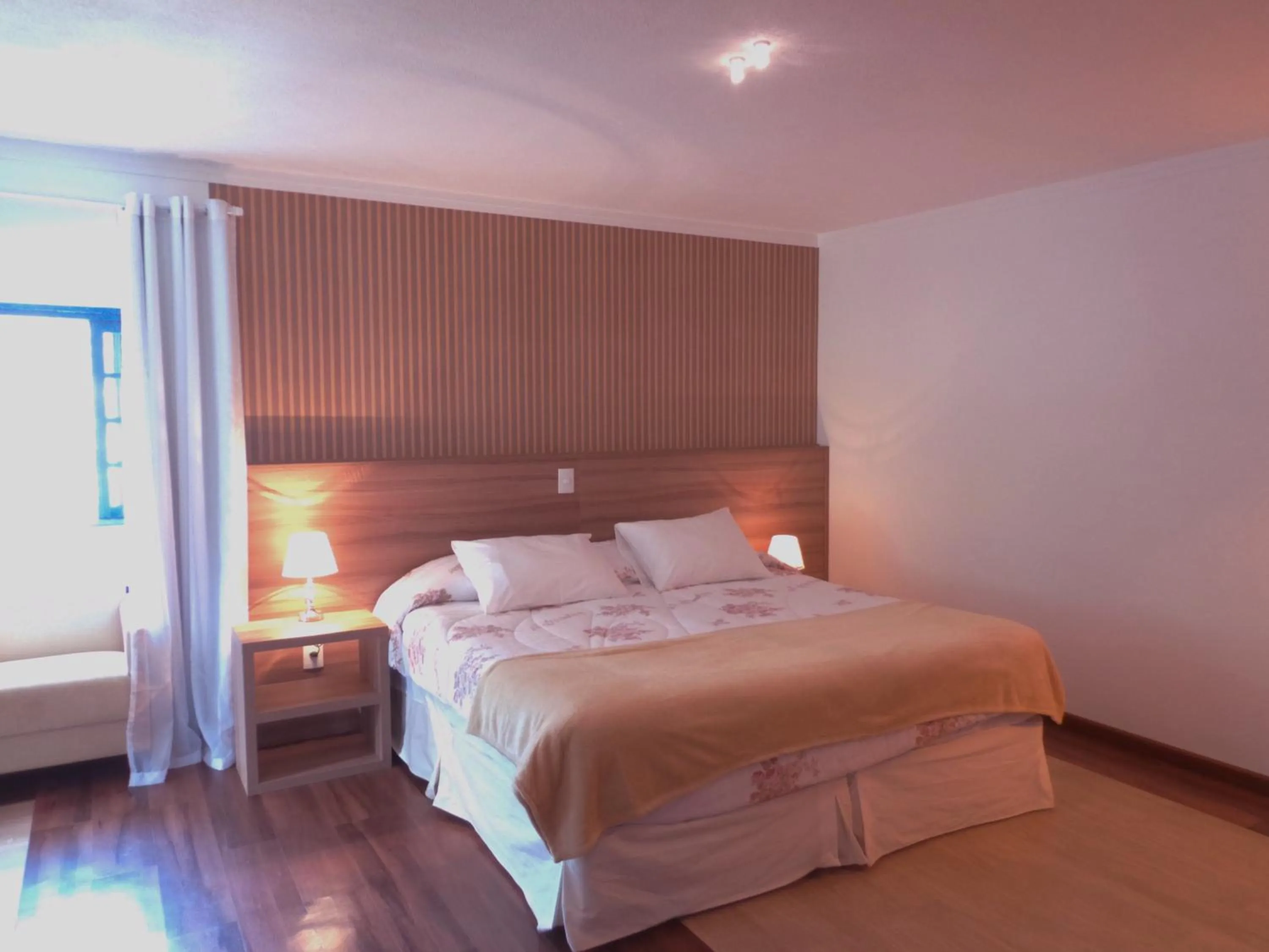 Bed in Golden Forest Pousada