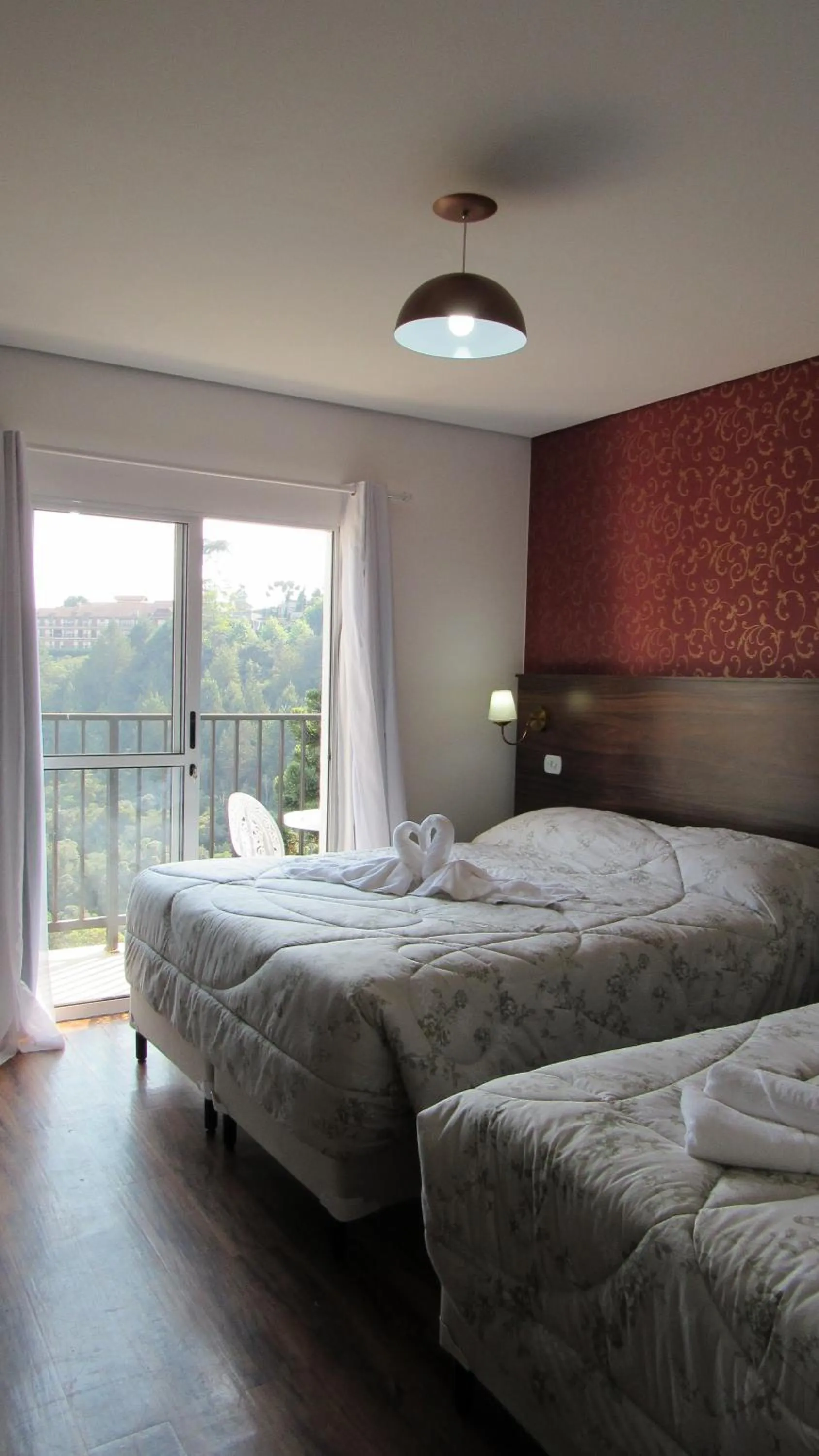 Bed in Golden Forest Pousada