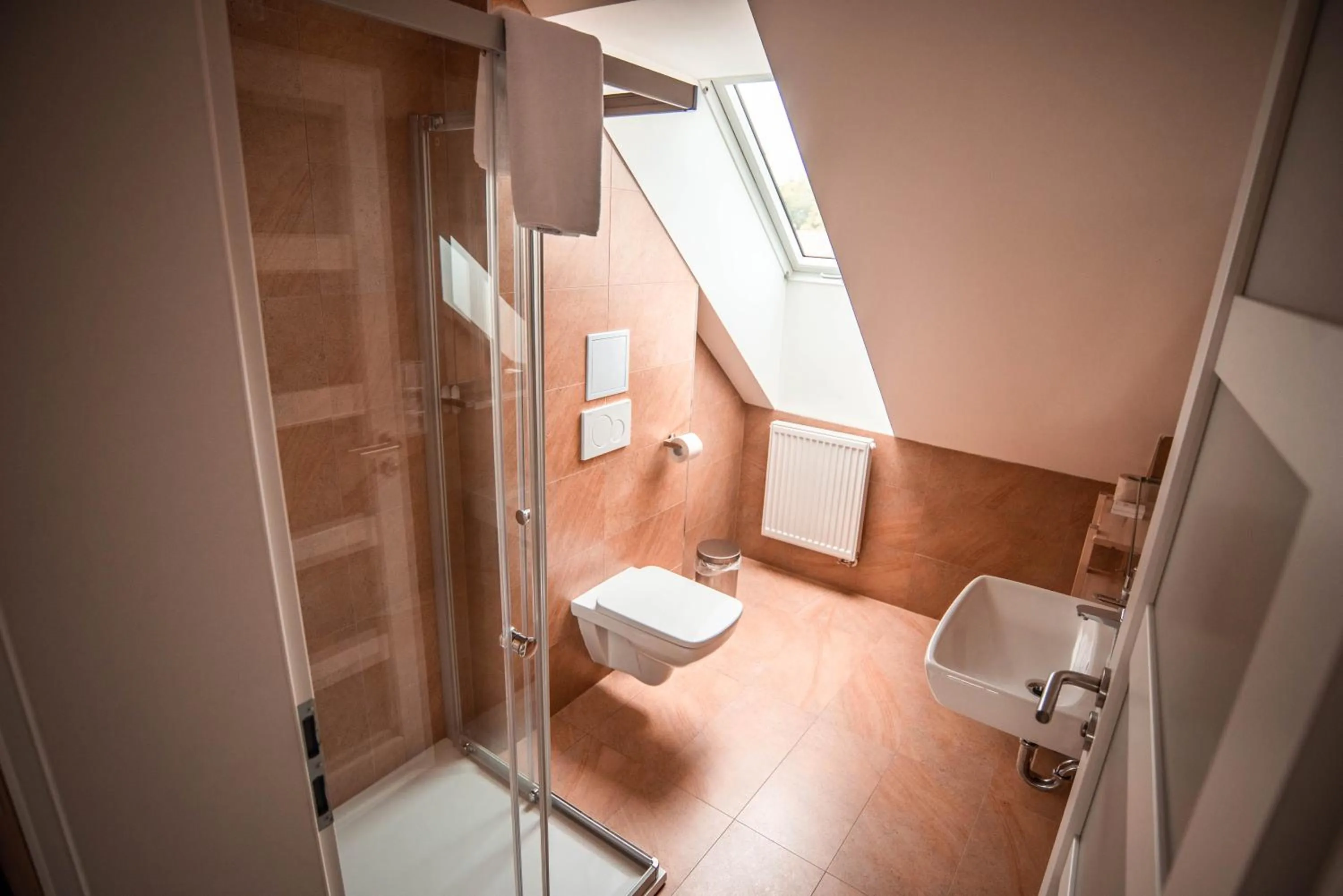 Bathroom in Penzion Panský dvůr Telč