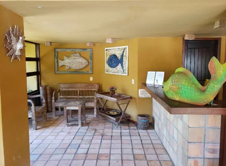 Lobby or reception in Pousada Bichelenga