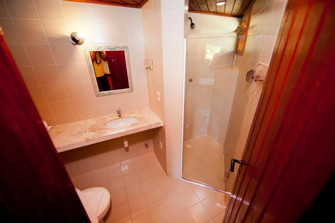 Toilet in Pousada Bichelenga