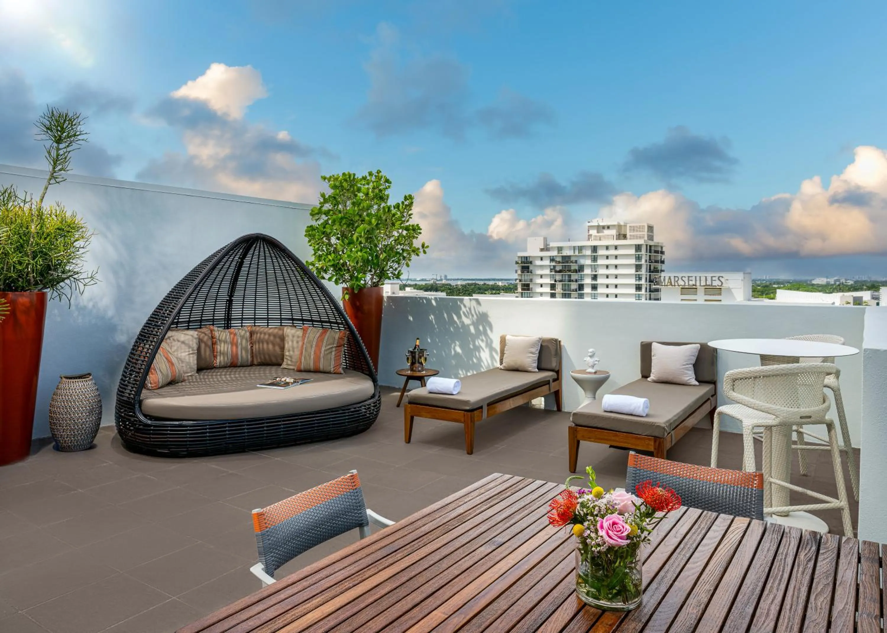 Balcony/Terrace in SLS South Beach