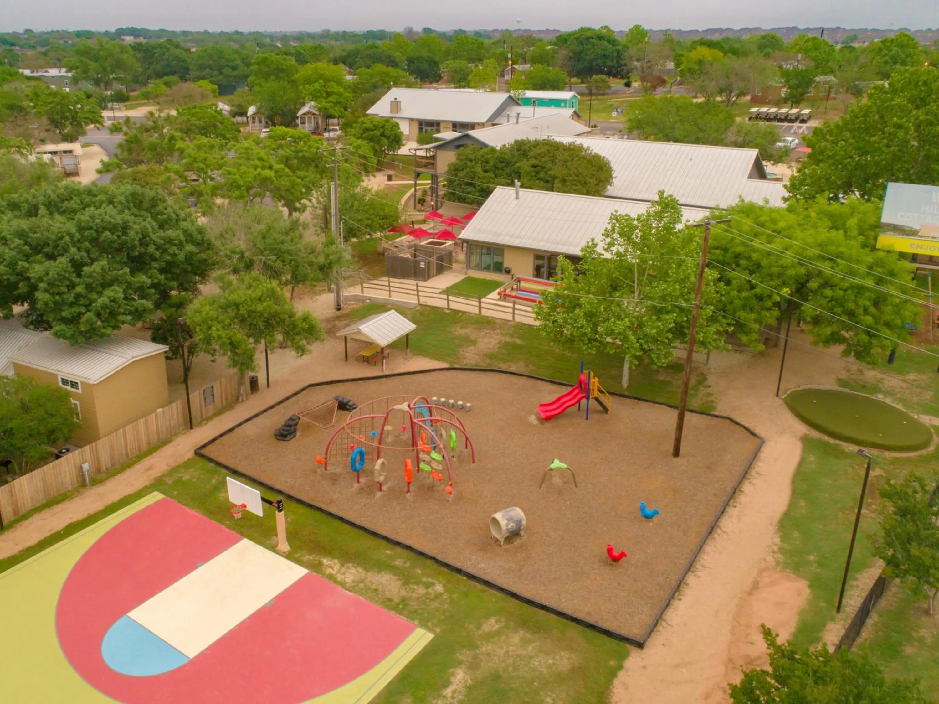 Children play ground in Sun Retreats Texas Hill Country