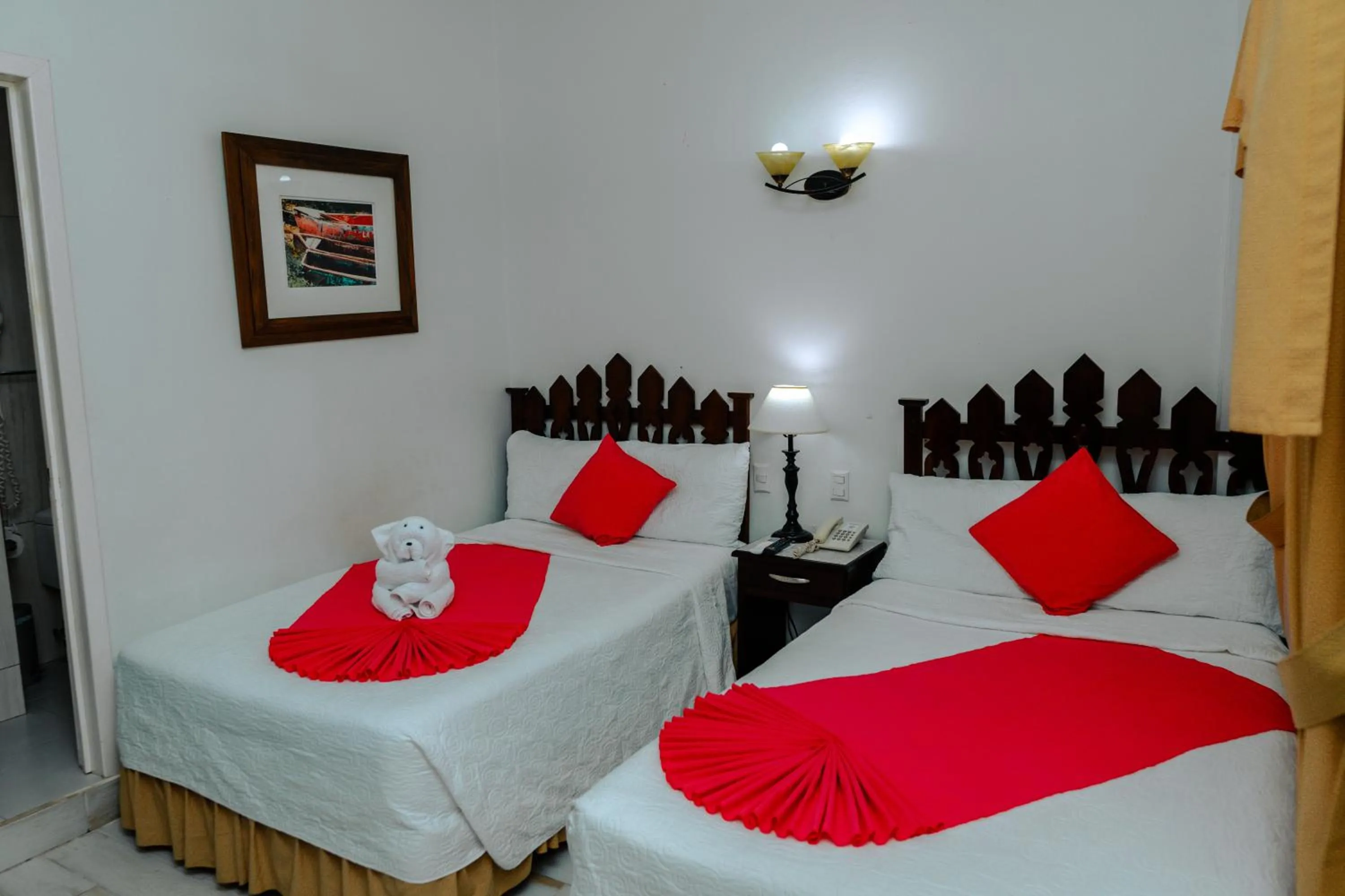 Bed in Hotel Casona de La Isla